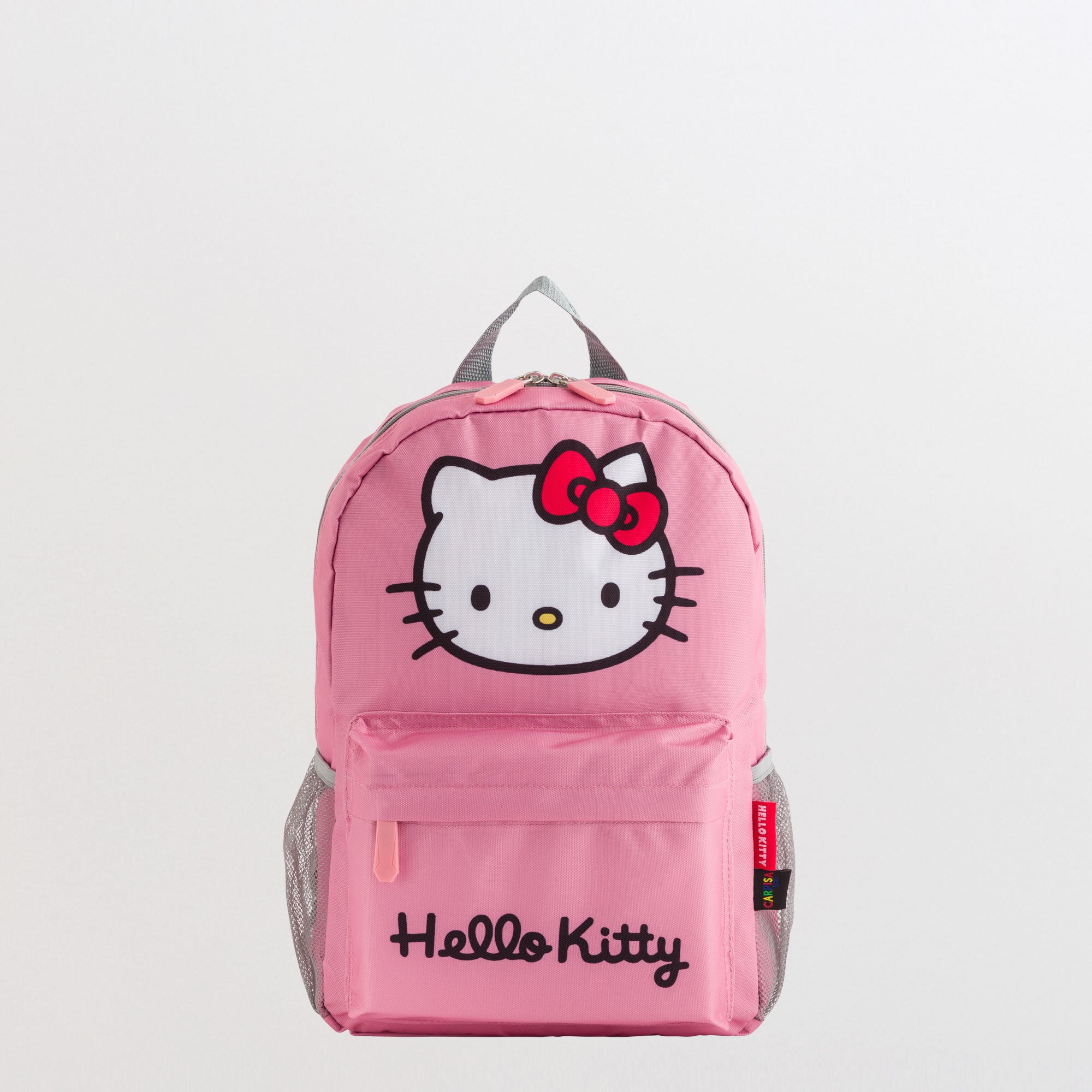 Zaino Hello Kitty Per Bambina, Modello Classico Rosa Con Fiocchi, Sanrio, Anni 2000, Poliestere