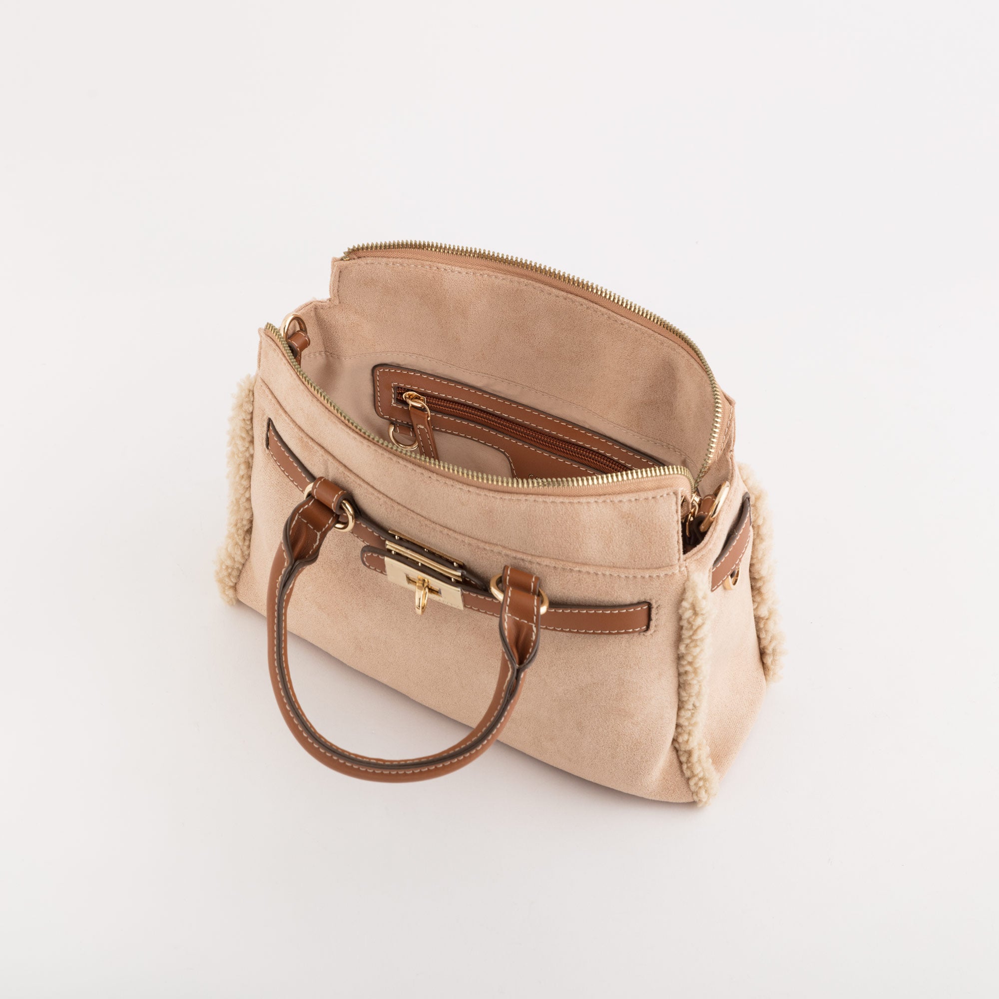 Borsa A Mano Donna - La salle Beige