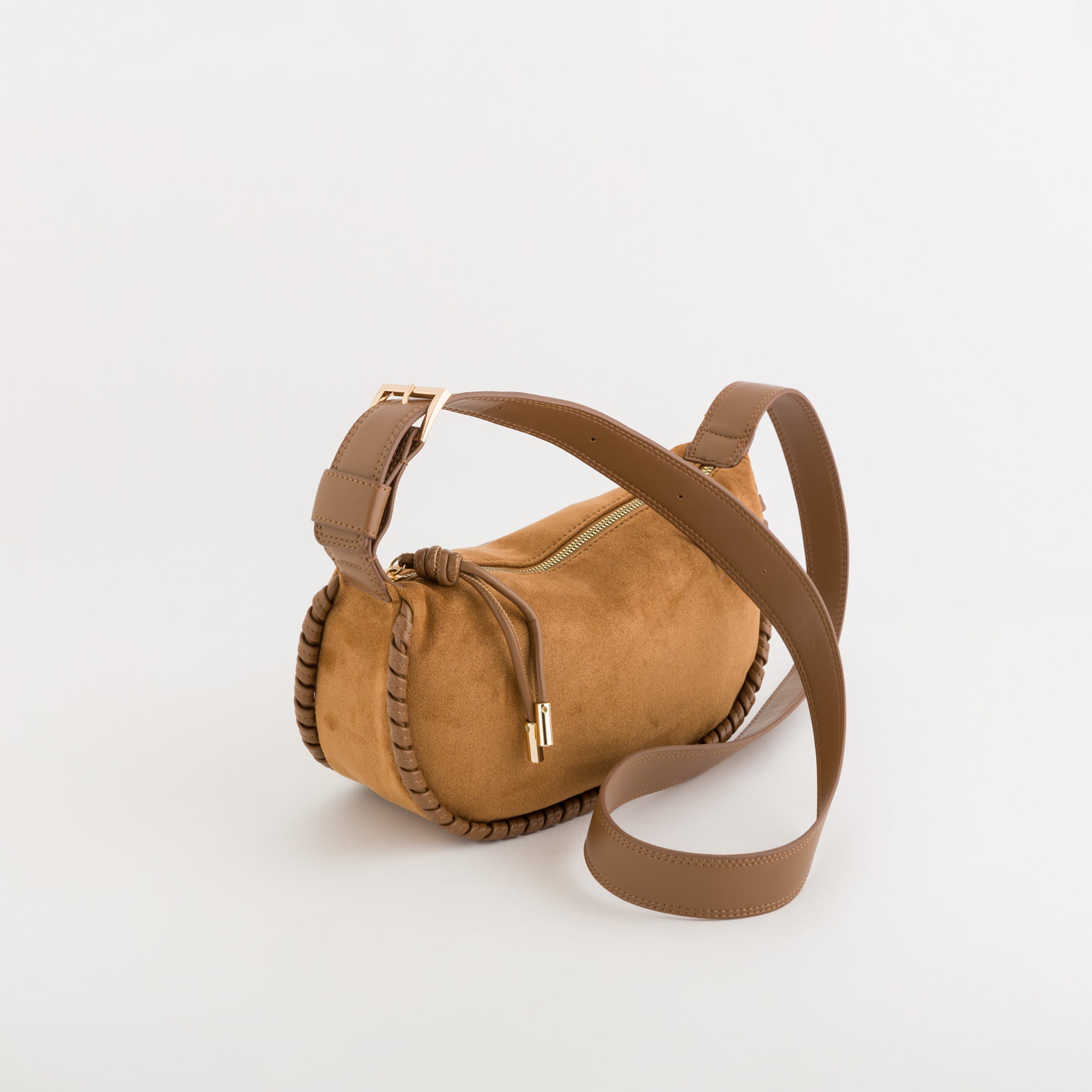 Women's Shoulder Bag - Almond Camel