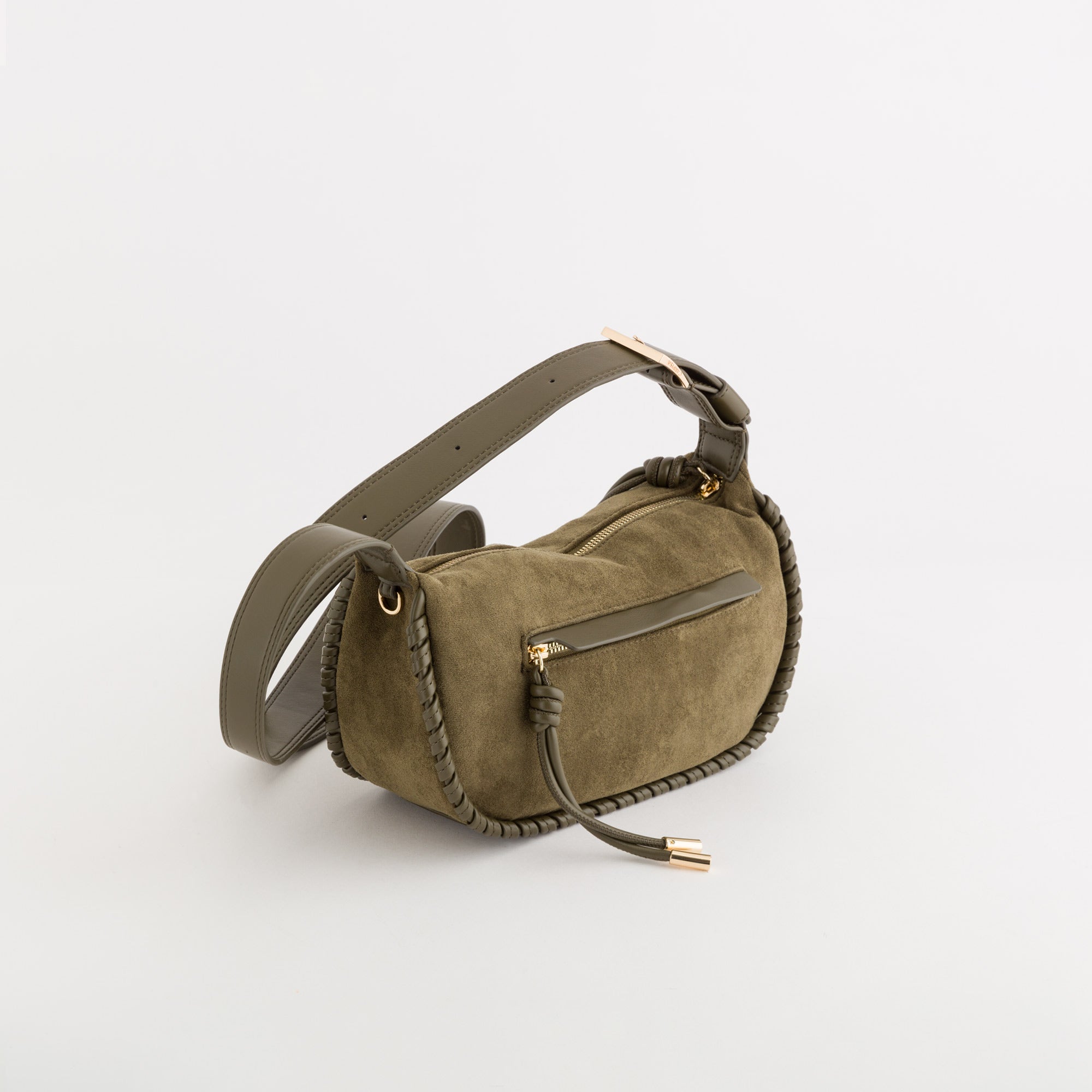 Women's Shoulder Bag - Almond Lichen Green