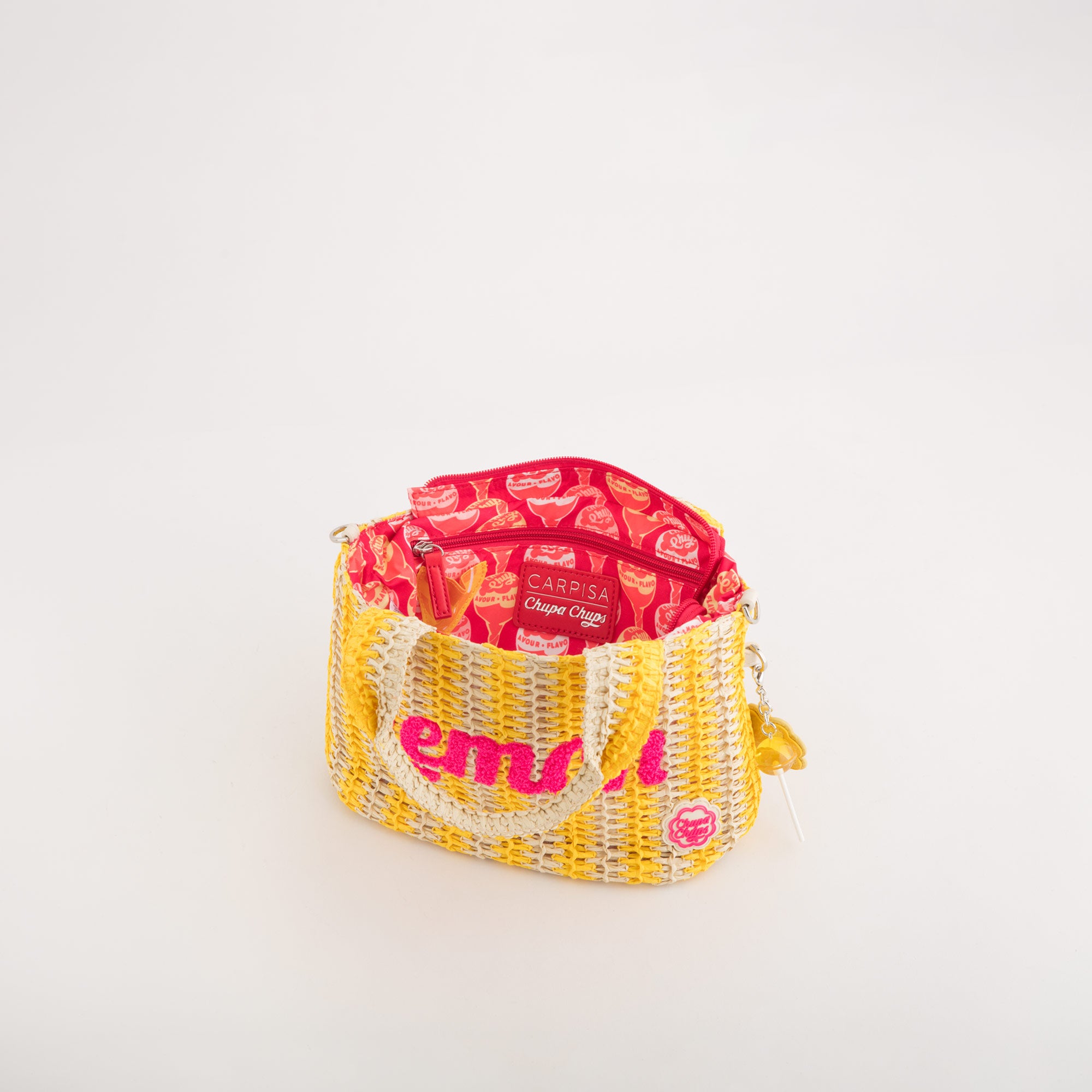 Women's Handbag - Juicy Chupa Chups Yellow/Multicolor