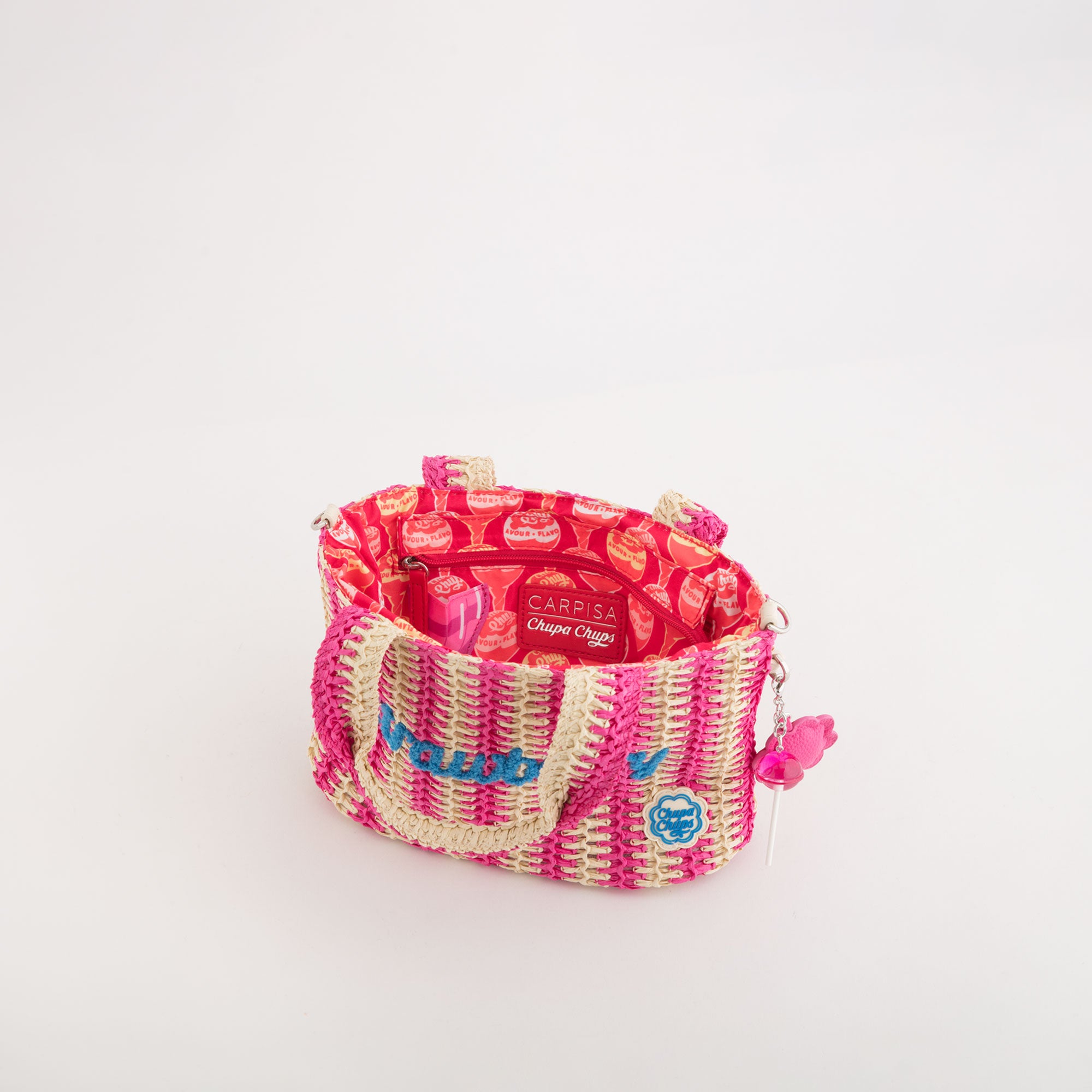 Women's Handbag - Juicy Chupa Chups Fuchsia/Multicolor