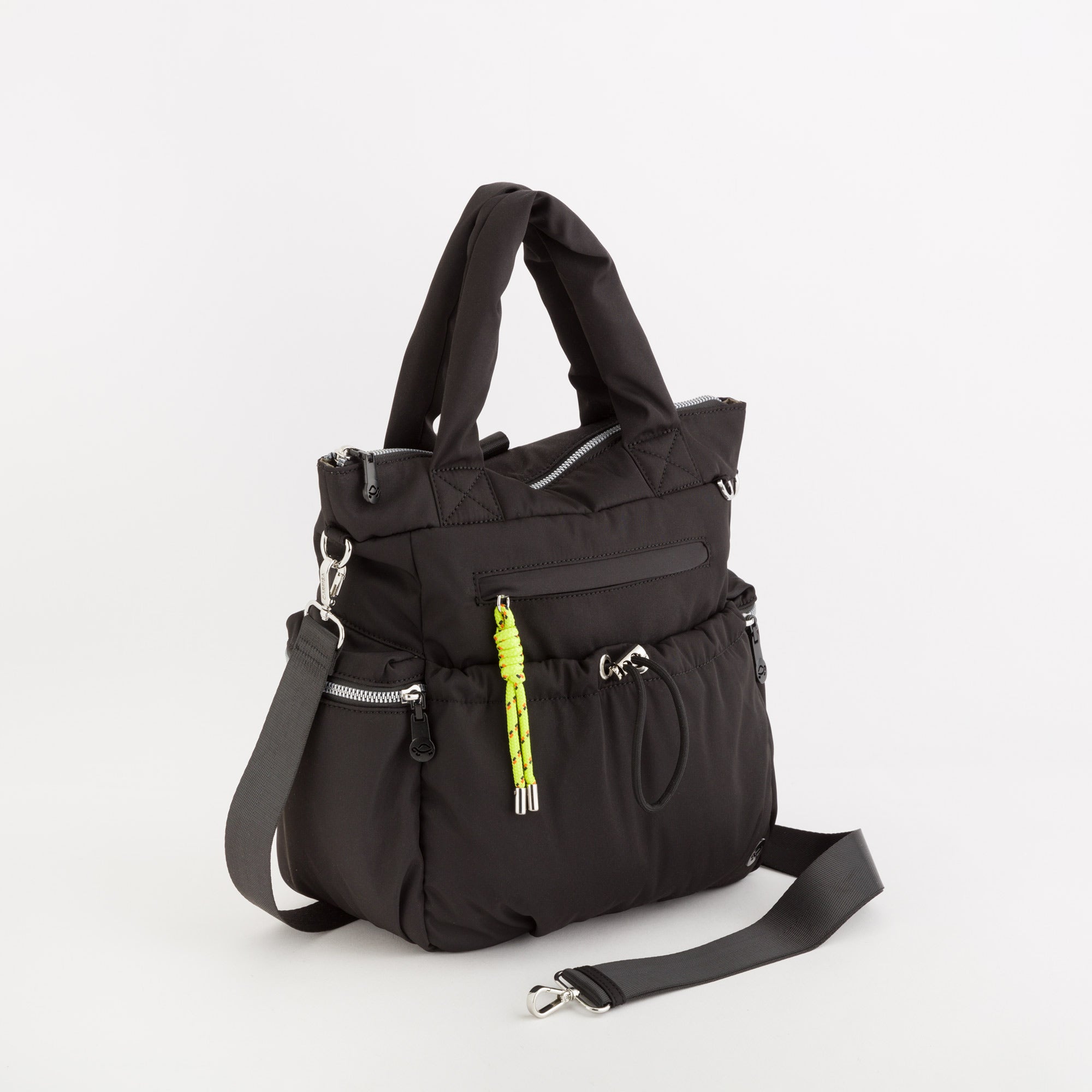 Women's Handbag/Backpack - Valentina Black