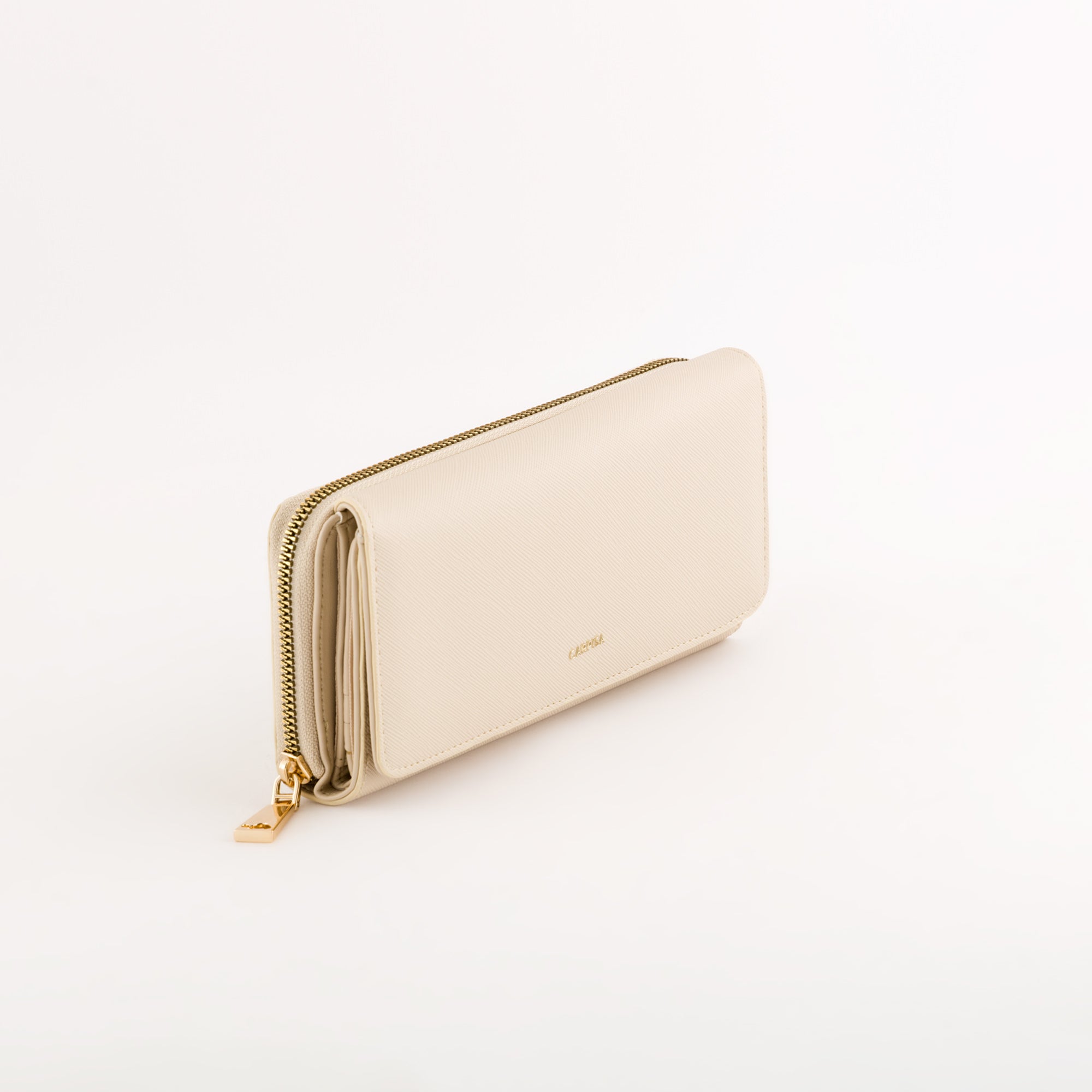 Cartera grande para mujer - Cartera Loto v2 Crema