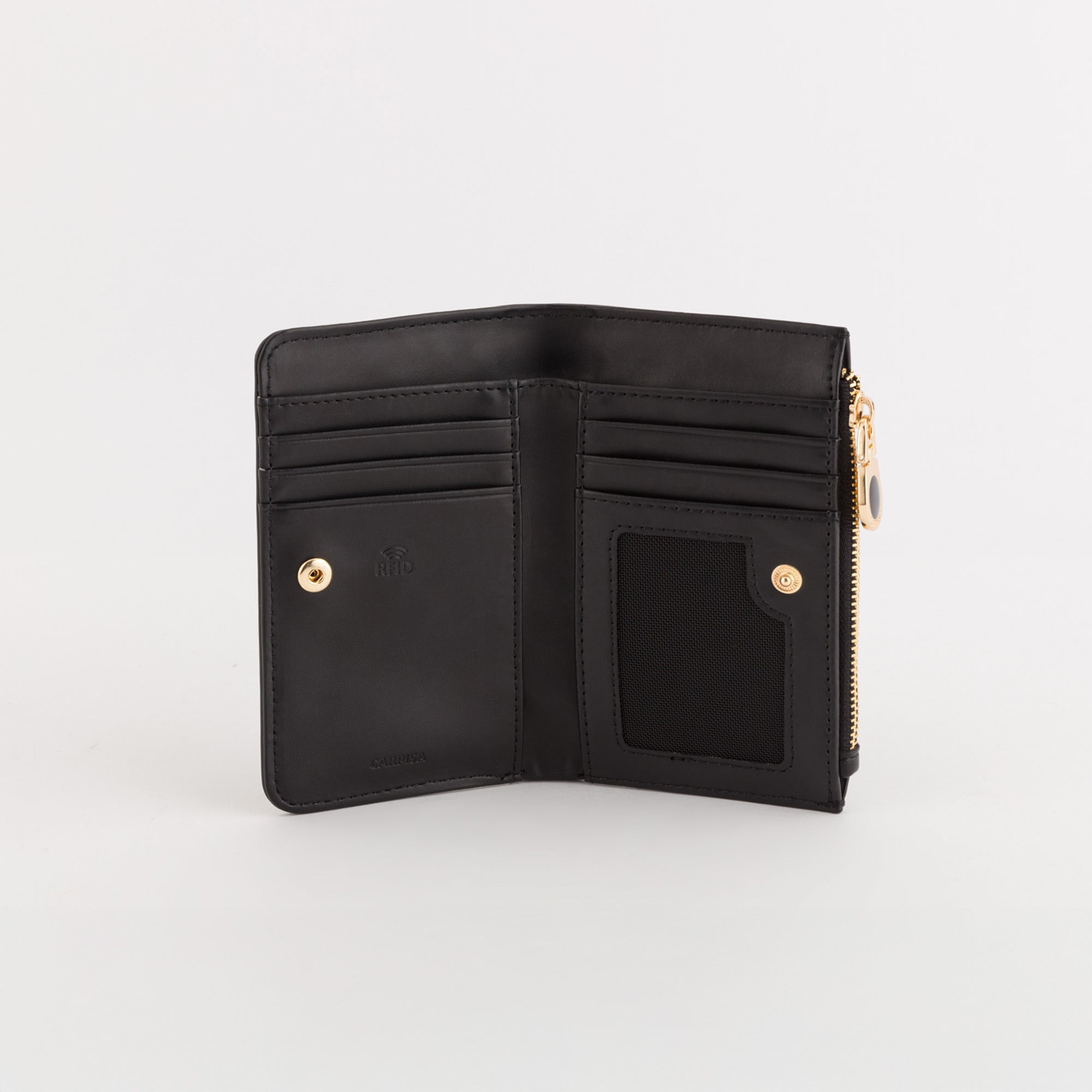 Cartera mediana para mujer - Billetera Sitka Negro