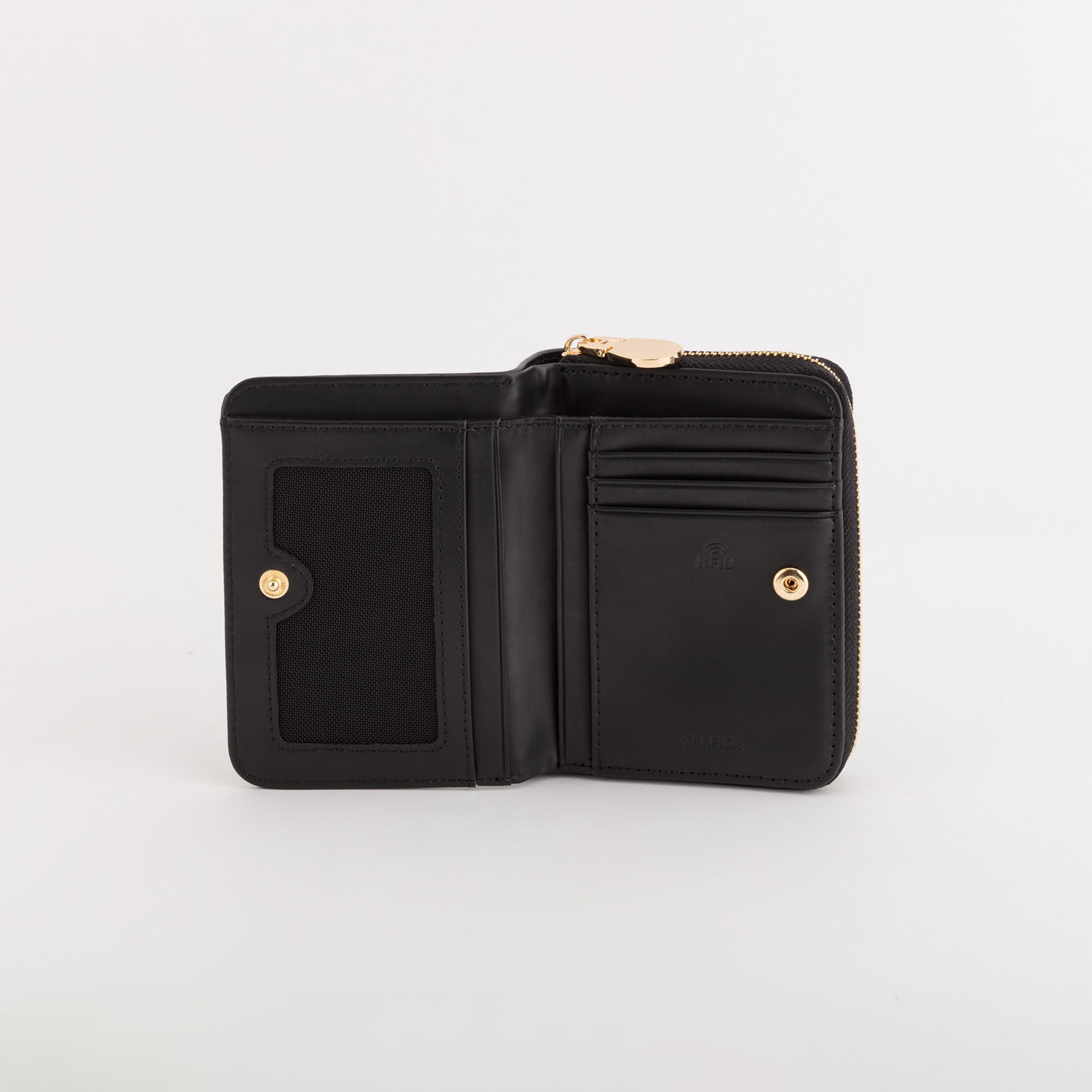 Cartera pequeña para mujer - Billetera Sitka Negro