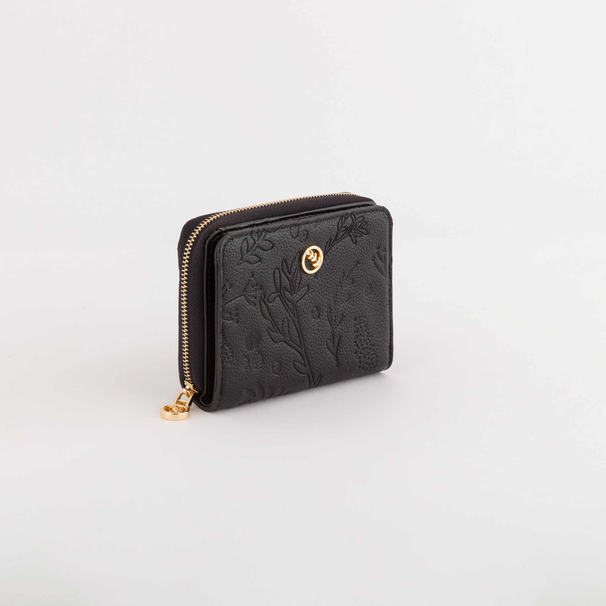 Cartera pequeña para mujer - Billetera Natalie Negro