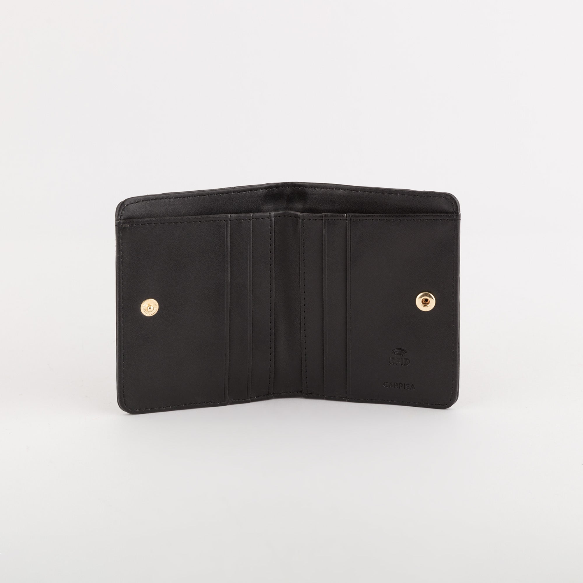 Tarjetera/cartera pequeña para mujer, cartera Natalie Negro