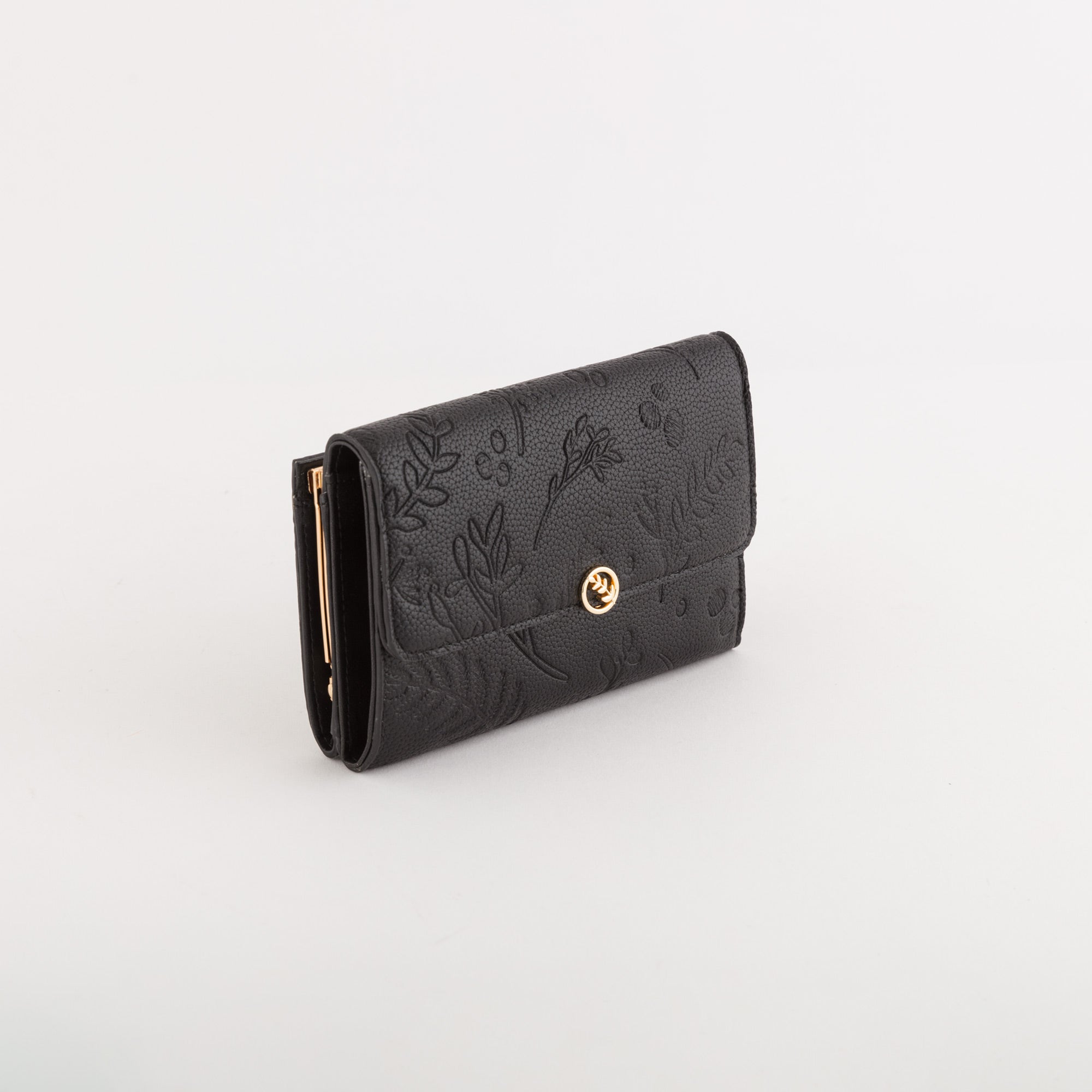 Cartera mediana para mujer - Billetera Natalie Negro