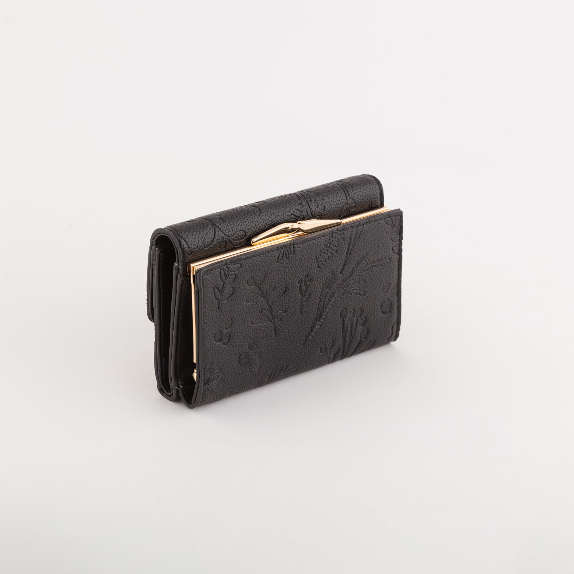 Cartera mediana para mujer - Billetera Natalie Negro