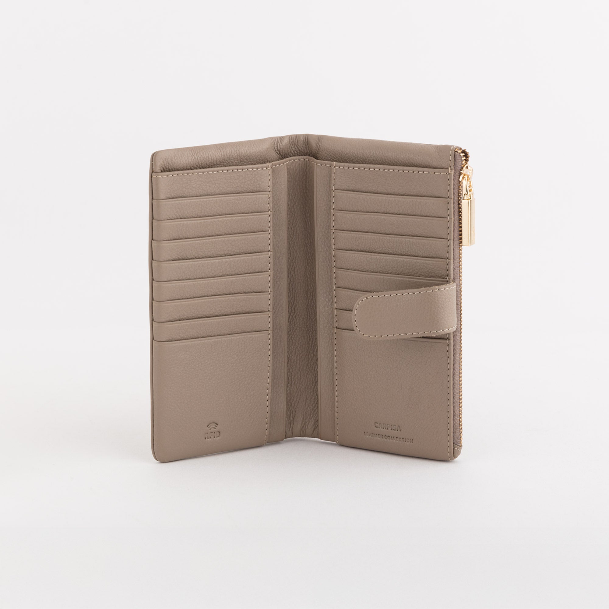 Portafoglio Grande Donna - Lucrezia wallet Fango Chiaro