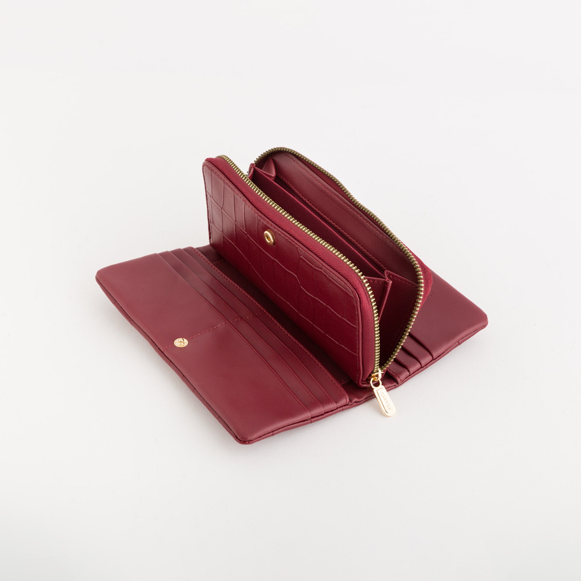 Portafoglio Grande Donna - Wels wallet Ciliegia