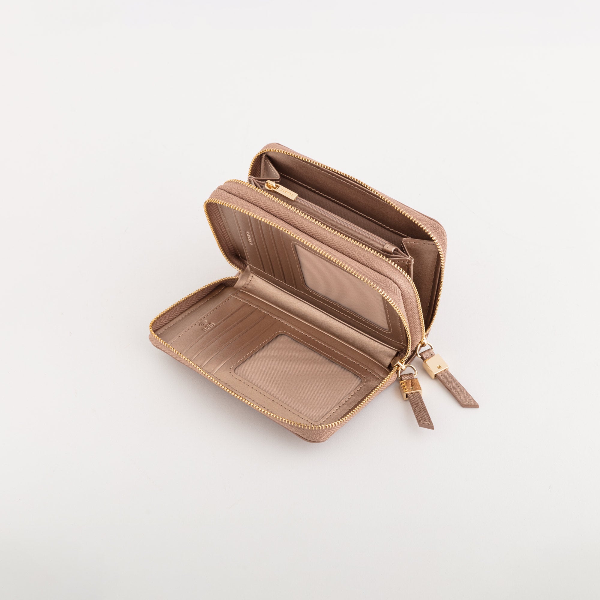 Cartera mediana para mujer - Cartera Ginger Bronce