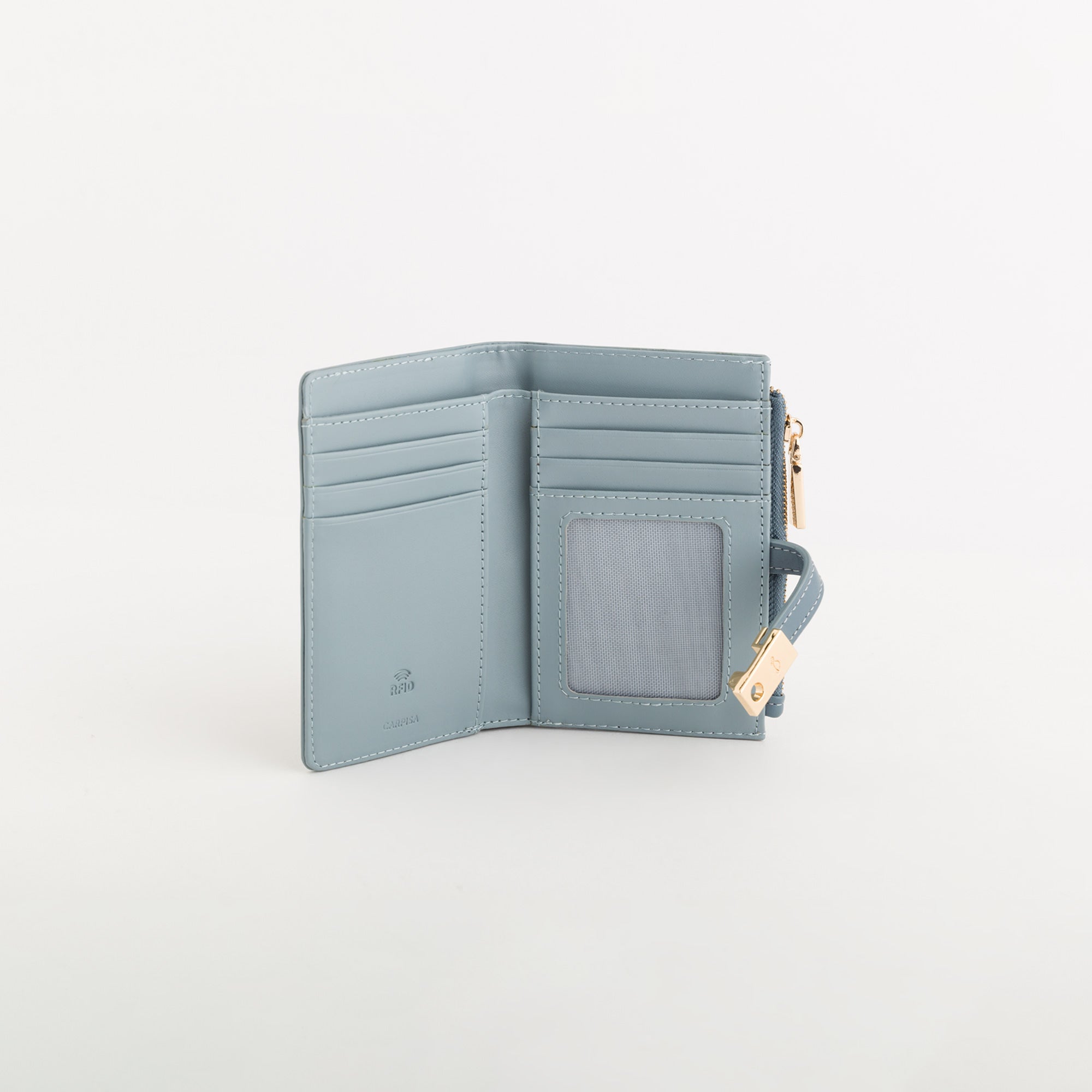 Mittelgroße Geldbörse für Damen - Petunia Wallet Blau Elster