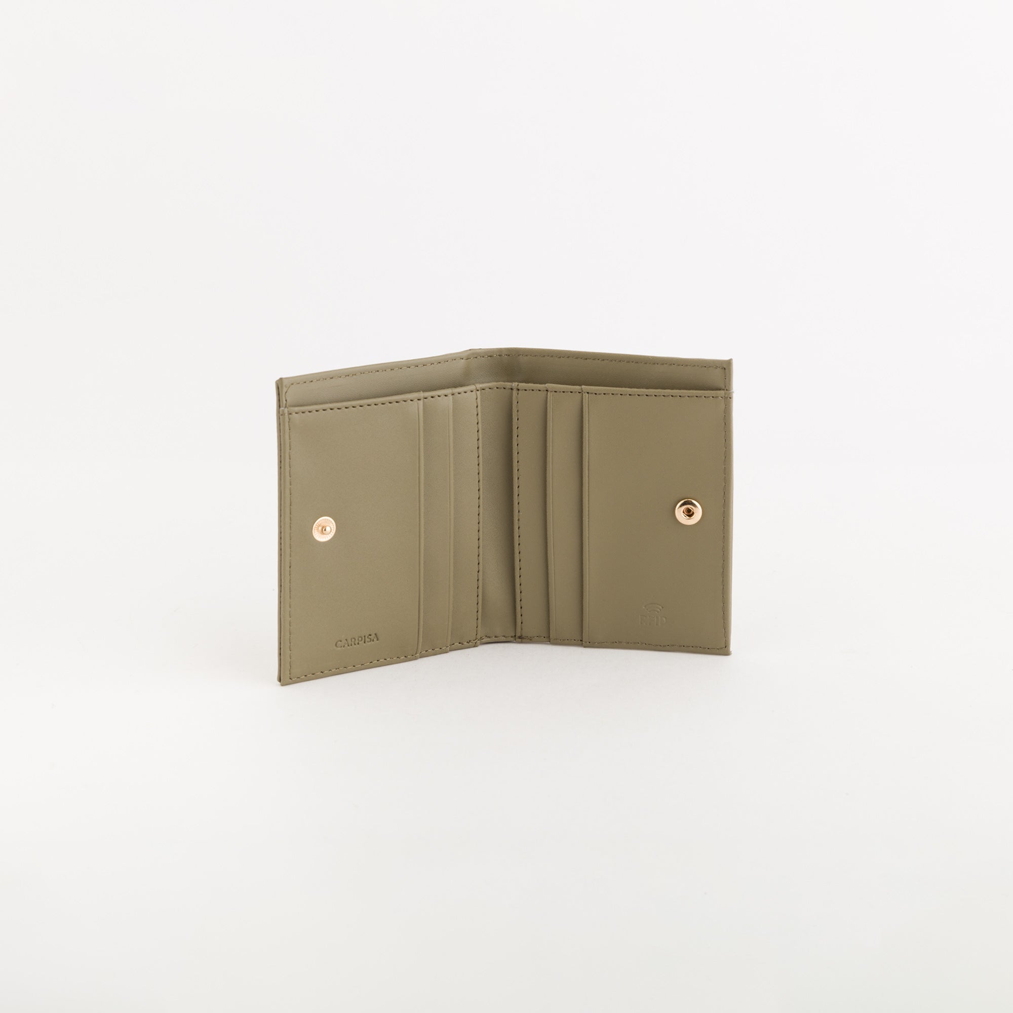 Kleine Geldbörse/Kartenetui für Damen - Fresia Wallet v2 Verde Lichene/Multi