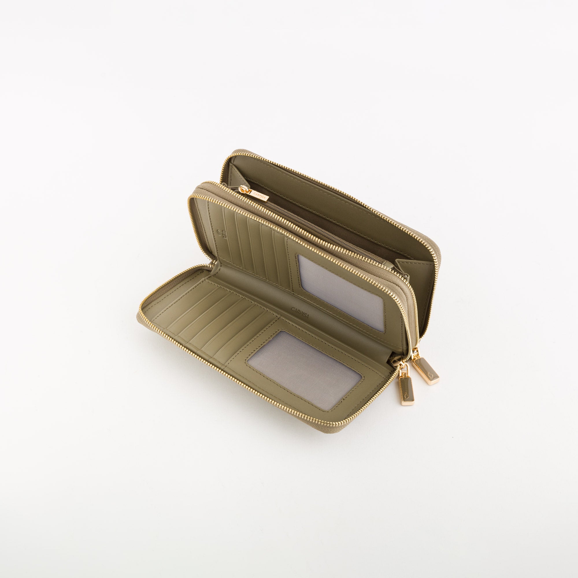 Große Damenbrieftasche - Fresia Wallet v2 Verde Lichene/Multi