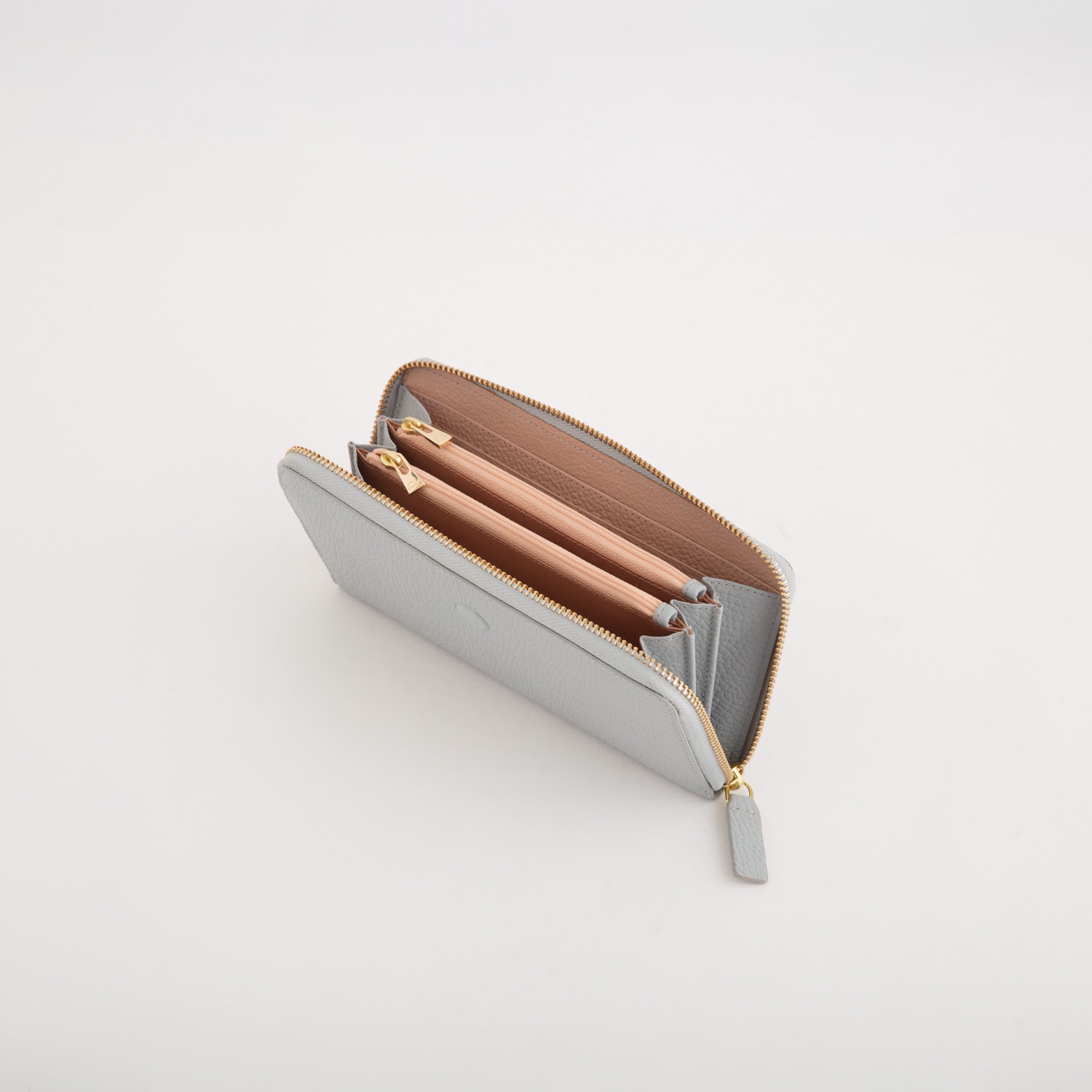 Große Damenbrieftasche - Delta Spring Wallet Azurblau Staub
