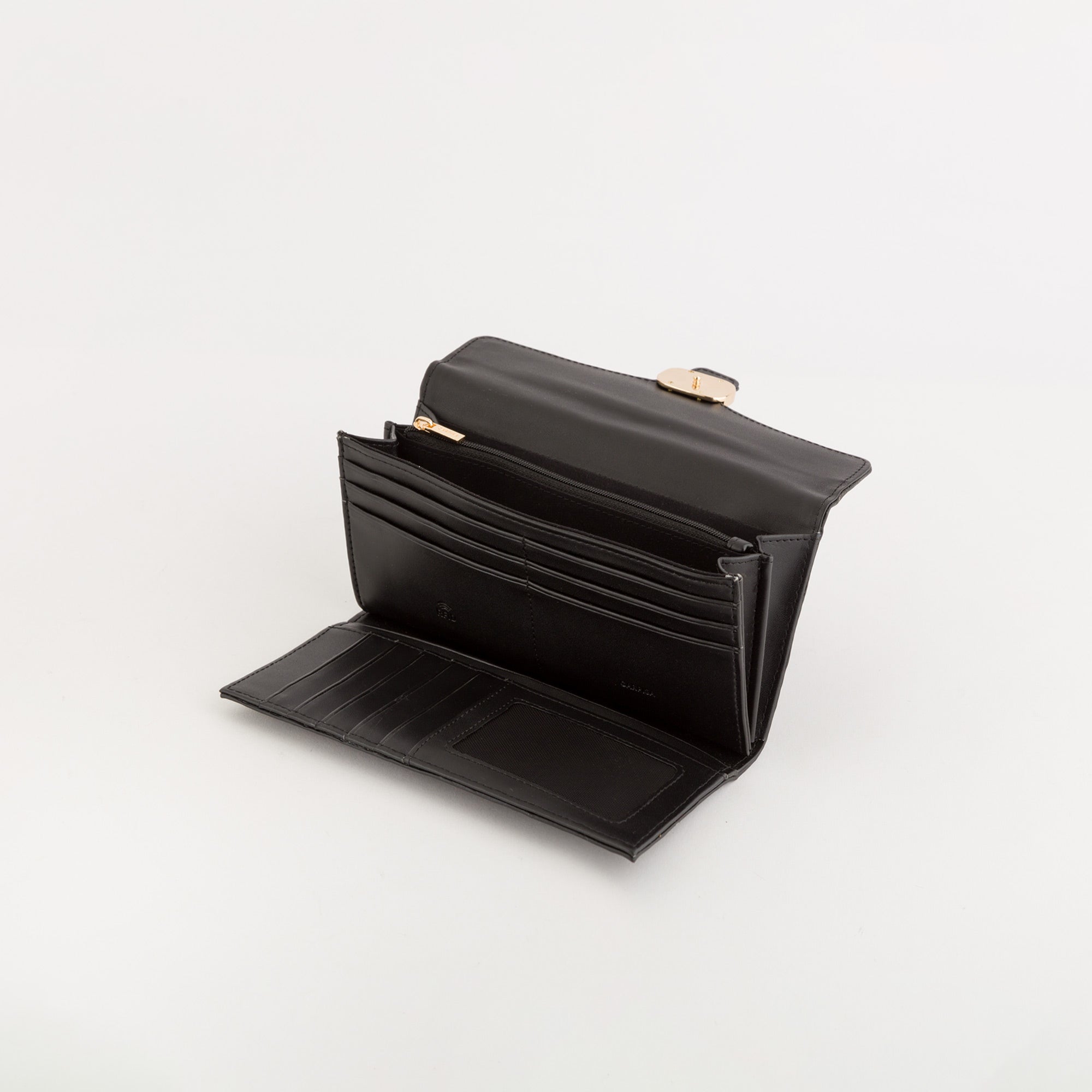 Große Damenbrieftasche - Michela Wallet v5 Schwarz