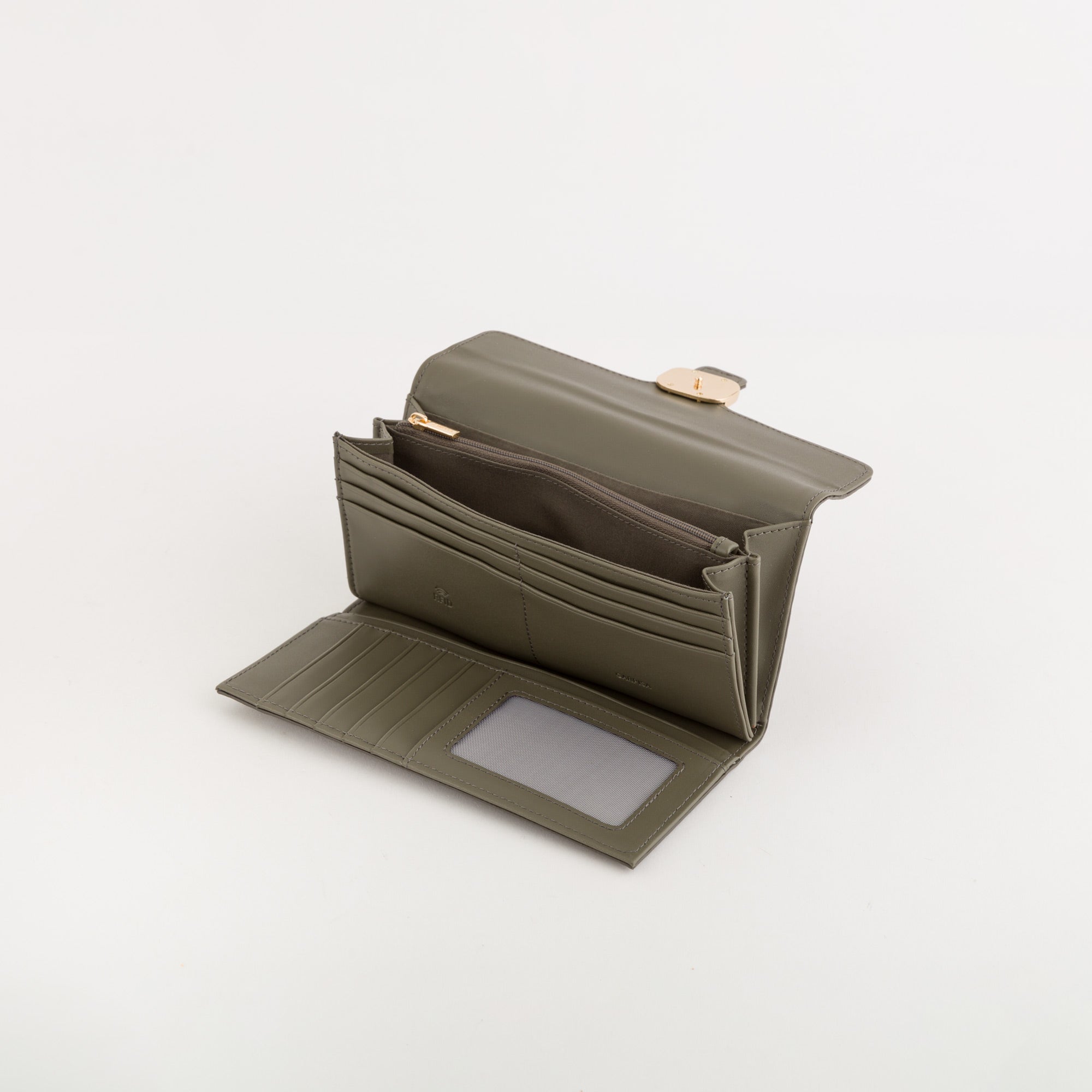 Große Damenbrieftasche - Michela Wallet v5 Olive