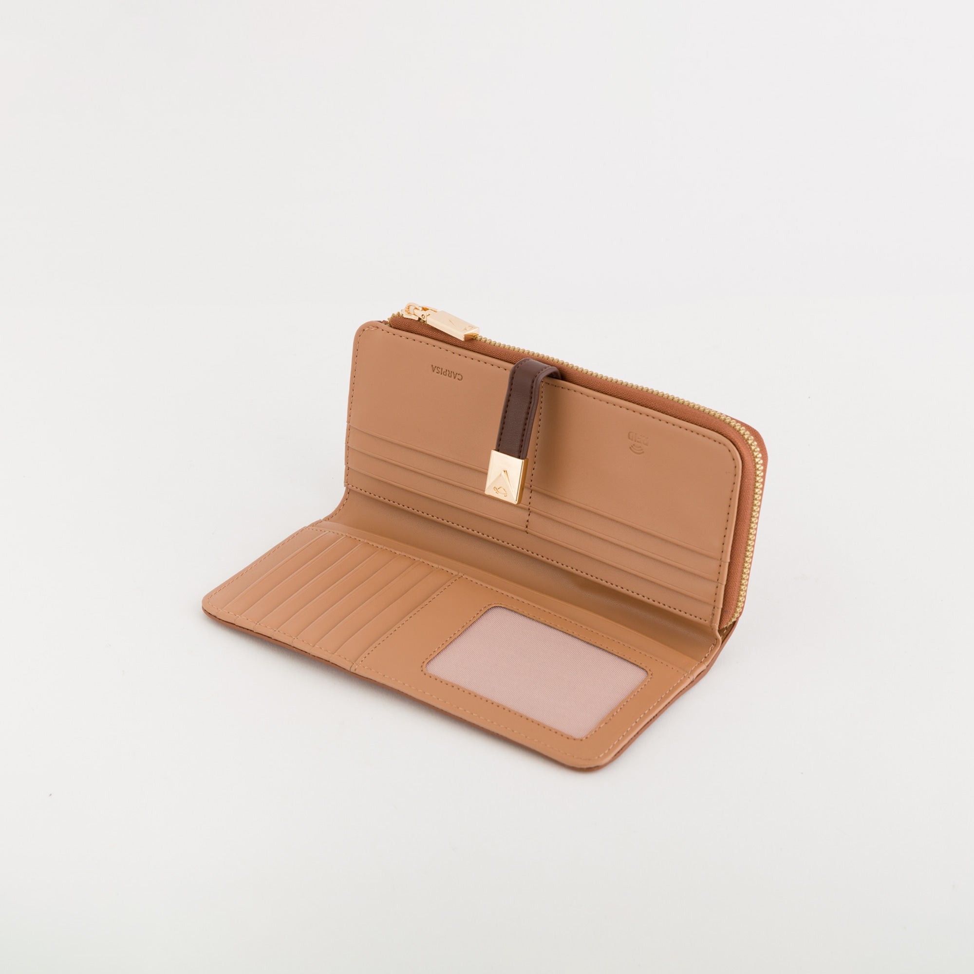 Große Geldbörse für Damen - Eleonora Wallet Leder/Mehrfarbig