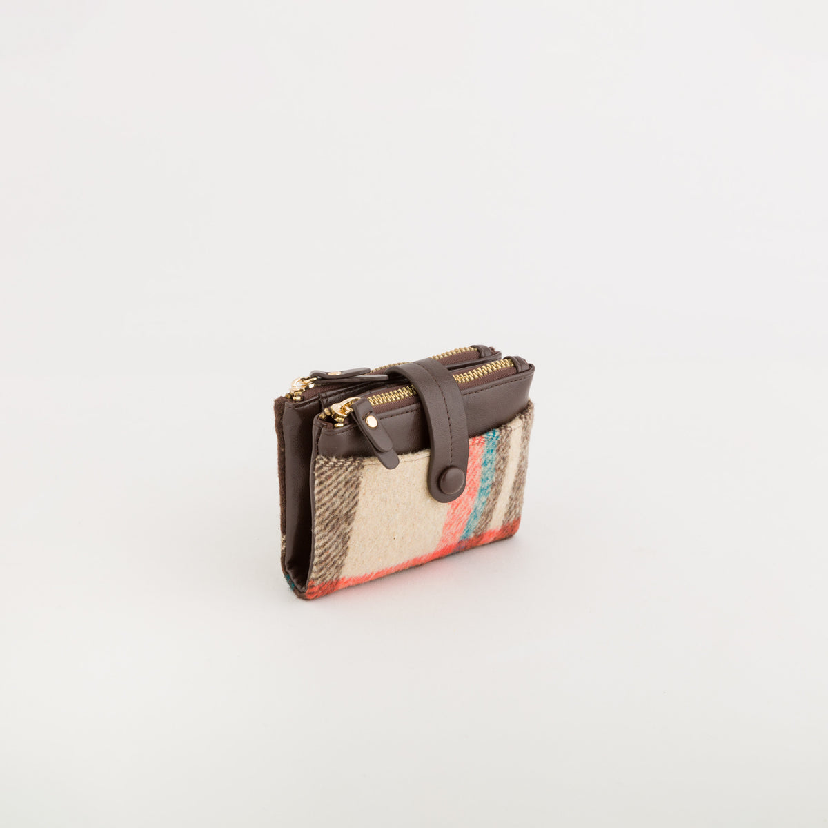 Portafoglio Medio Donna - Kitty wallet v2 Cioccolato Scuro/Multi