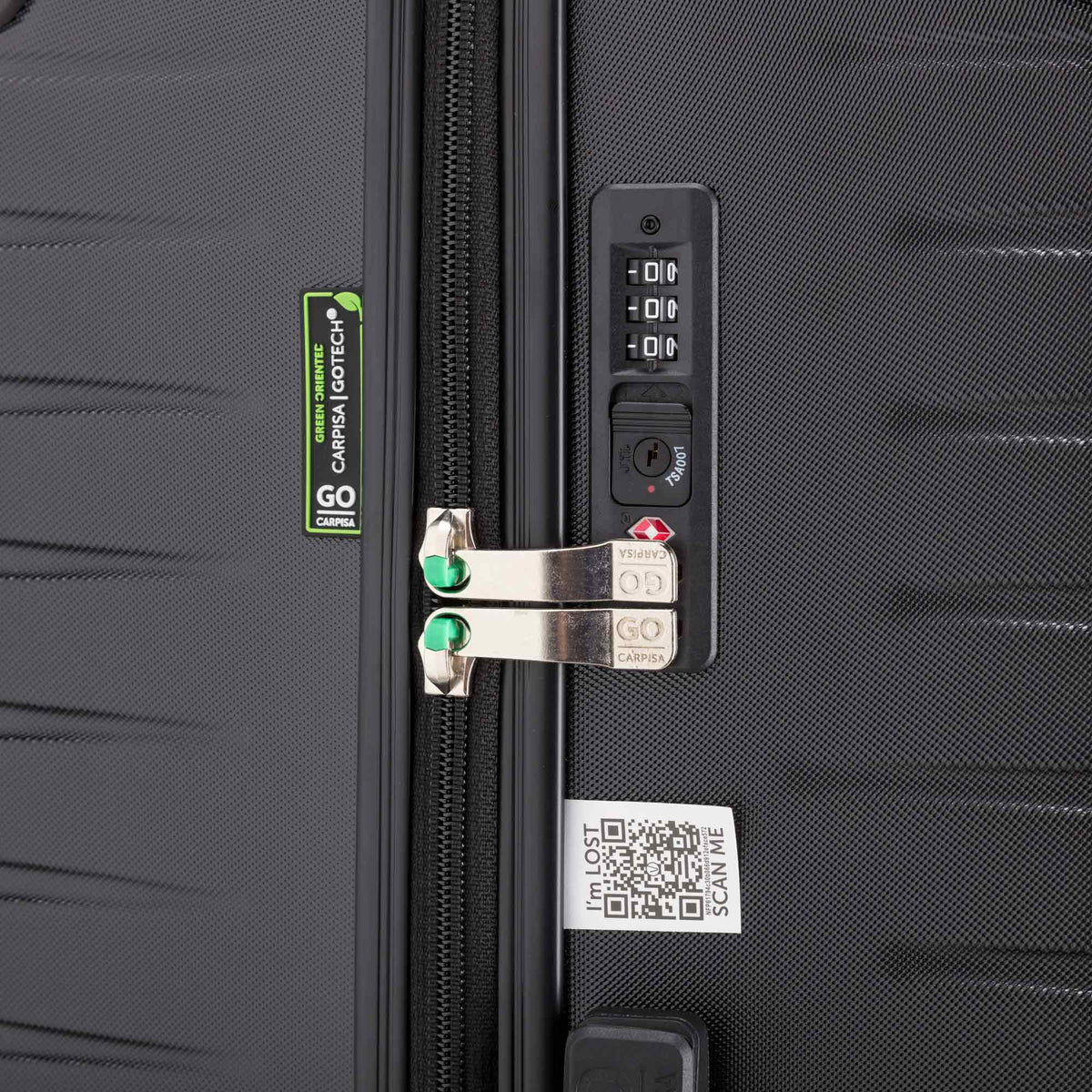 Trolley L - Rigido - Gotech green Nero