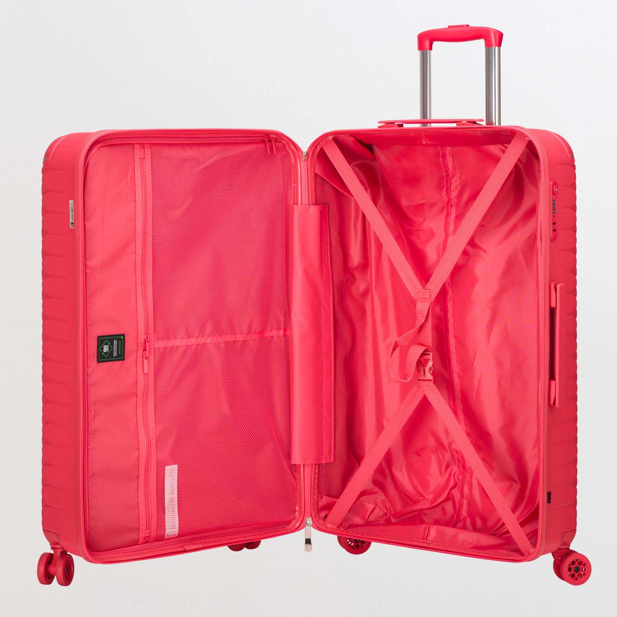 Trolley L - Rigido - Gotech green Rosso Imperiale