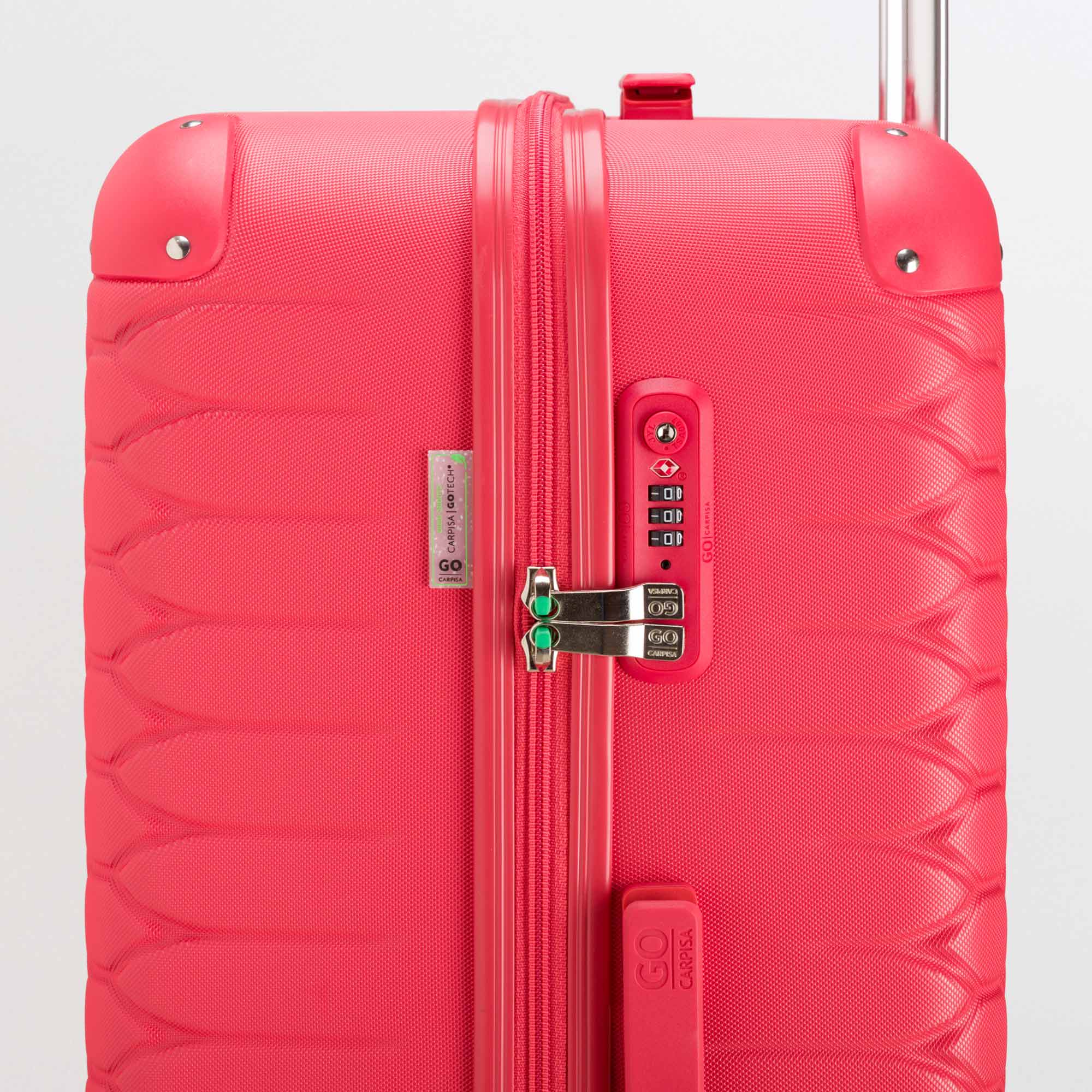 Trolley L - Rigido - Gotech green Rosso Imperiale