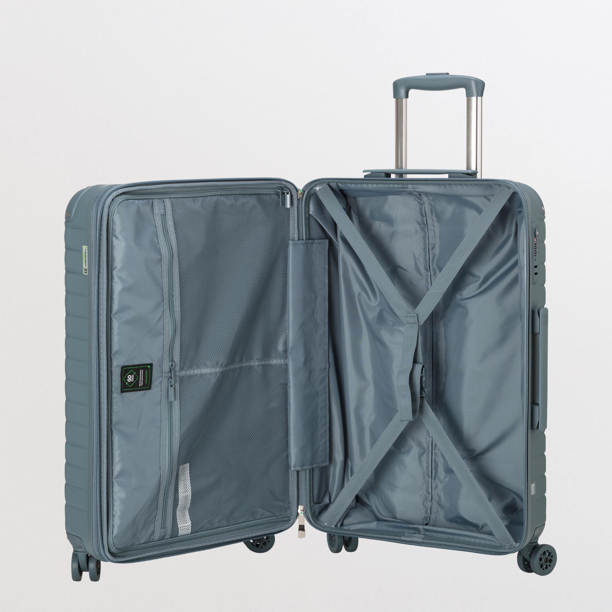 Trolley M - Rigid - Gotech green Gray Blue