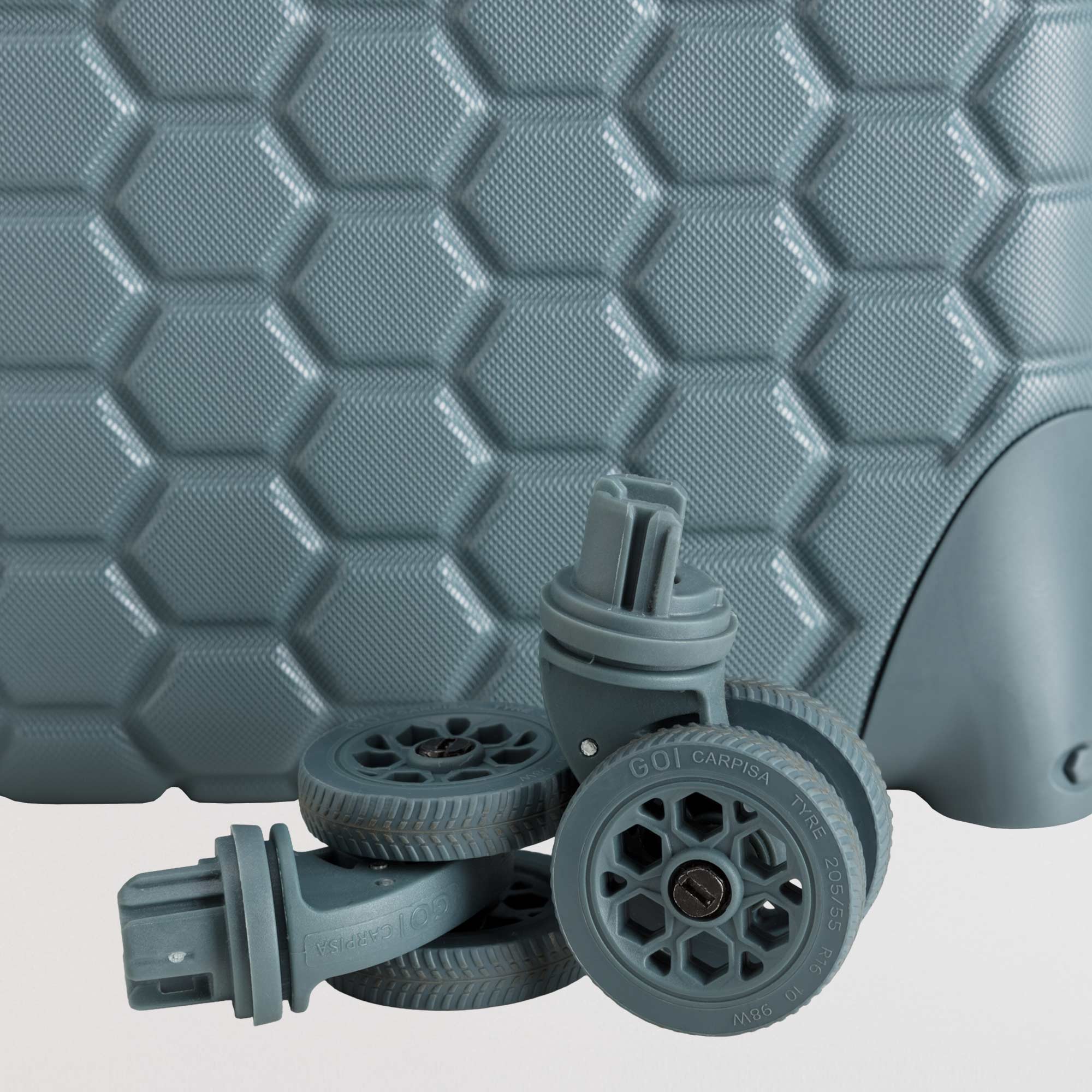 Trolley S - Rigide - Gotech vert Gris Bleu