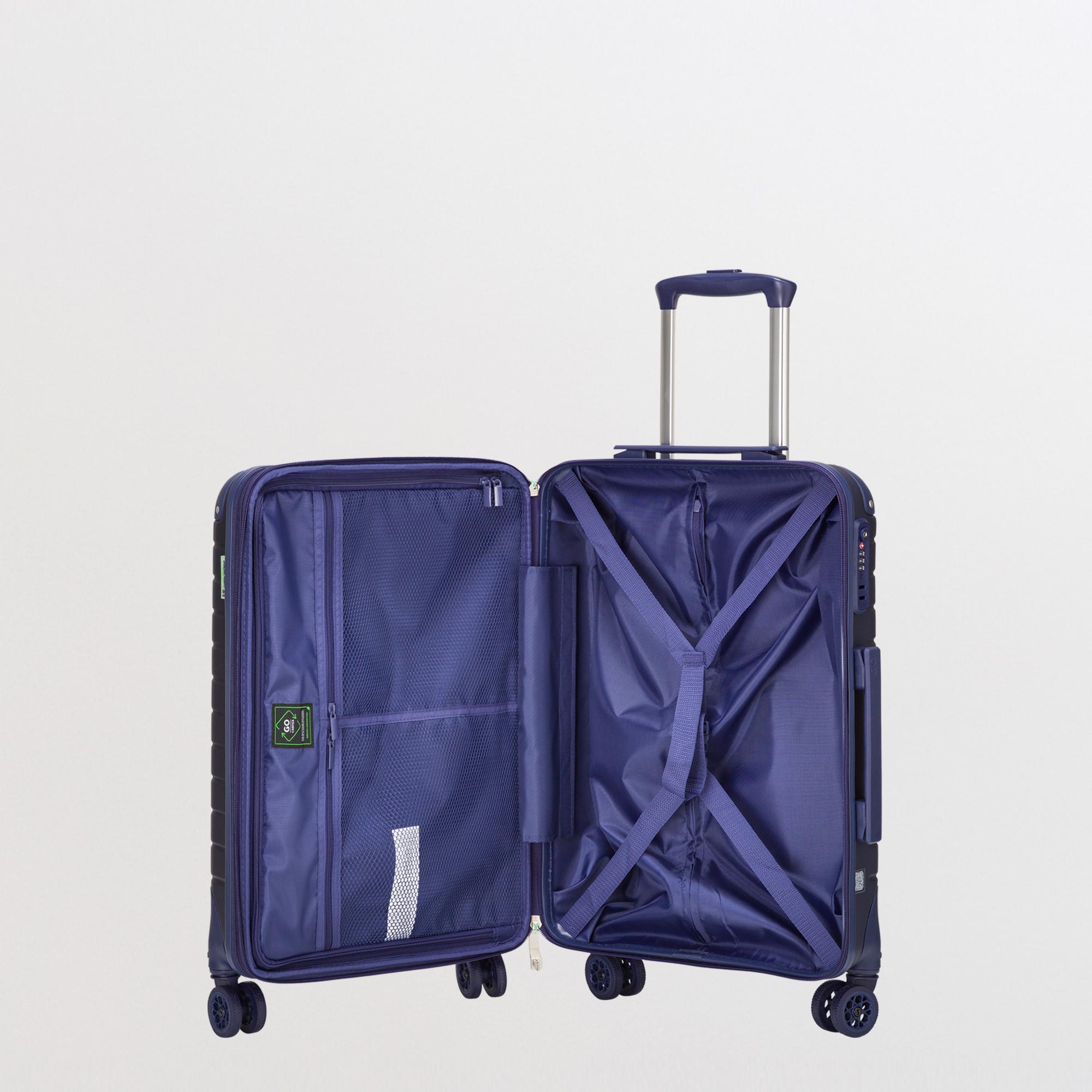 Trolley S - Rigido - Gotech green Blu Marino