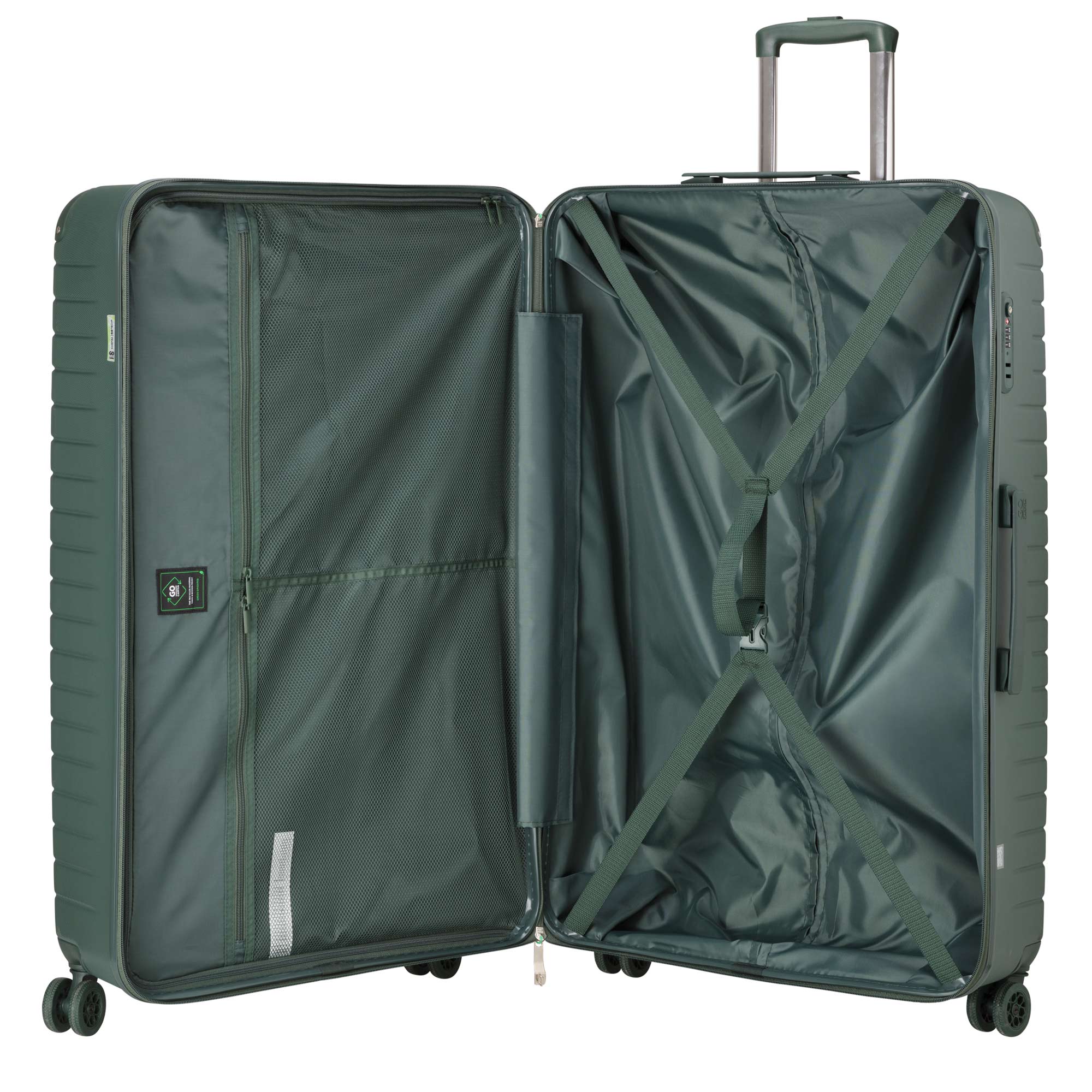 Trolley xl - rigido - Gotech green Muschio Scuro