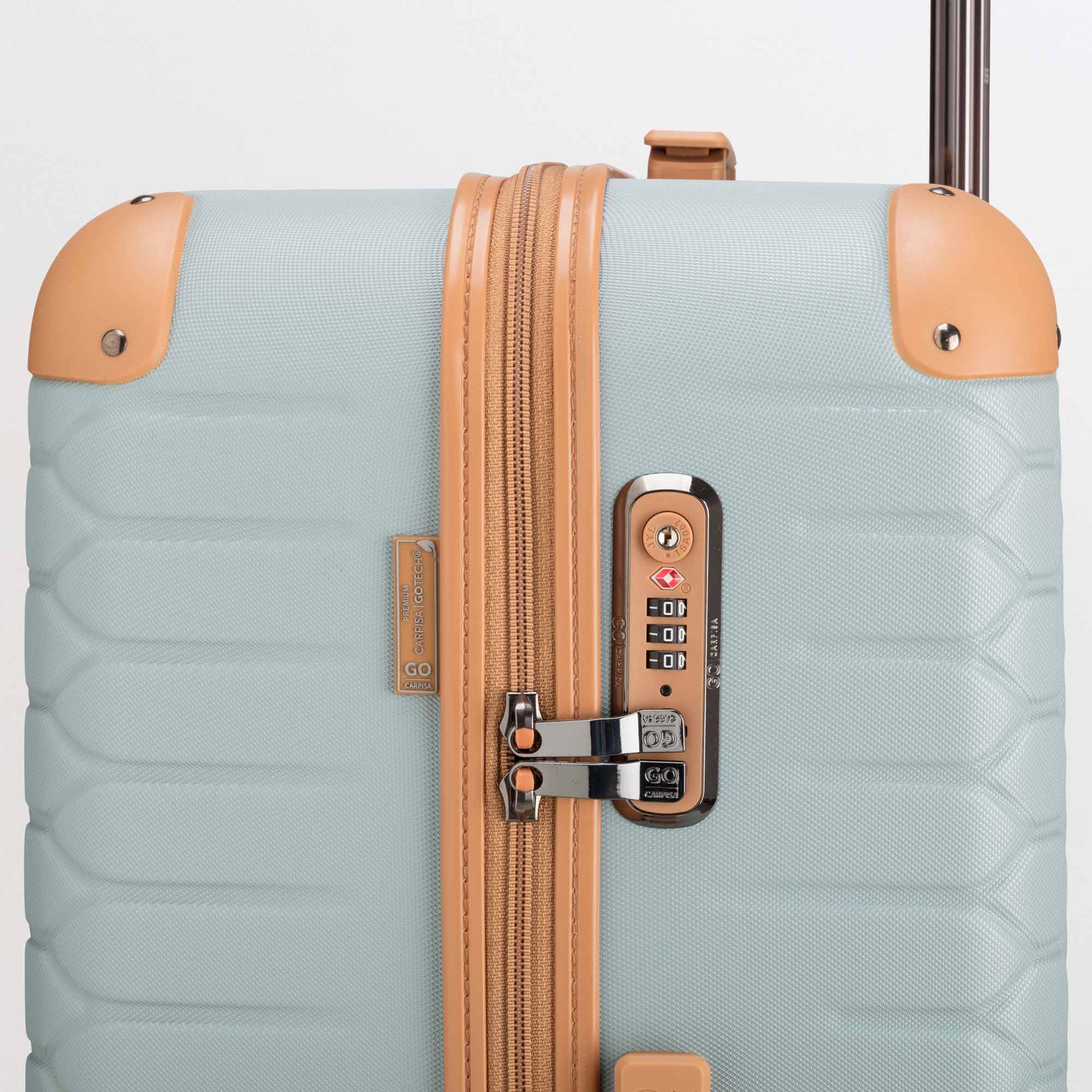 Trolley L - Rigido - Gotech premium Azzurro Ghiaccio