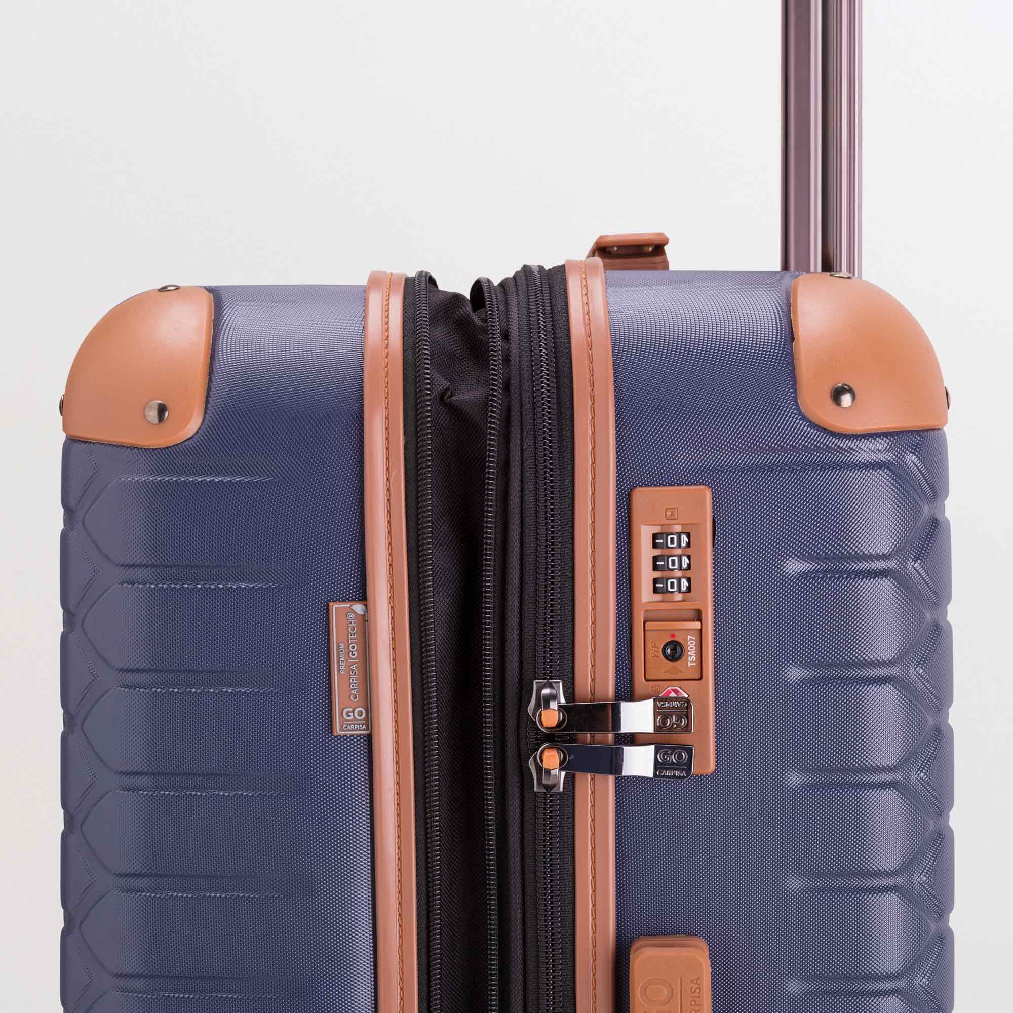 Trolley M - Rigido - Gotech premium Blu Scuro