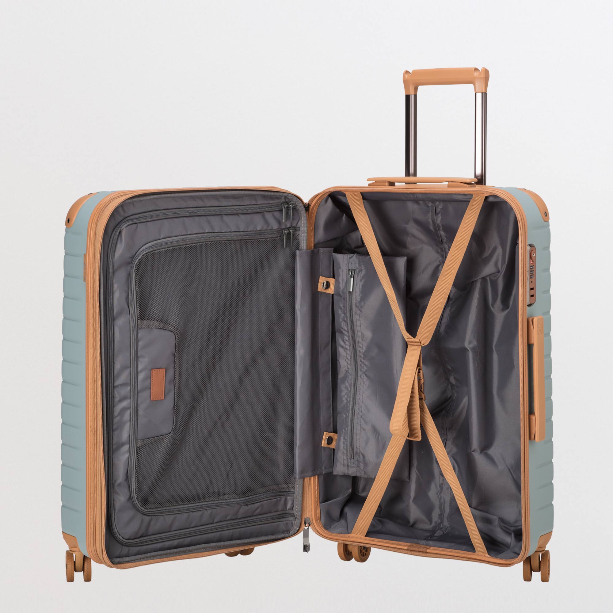 Trolley M - Rigido - Gotech premium Azzurro Ghiaccio