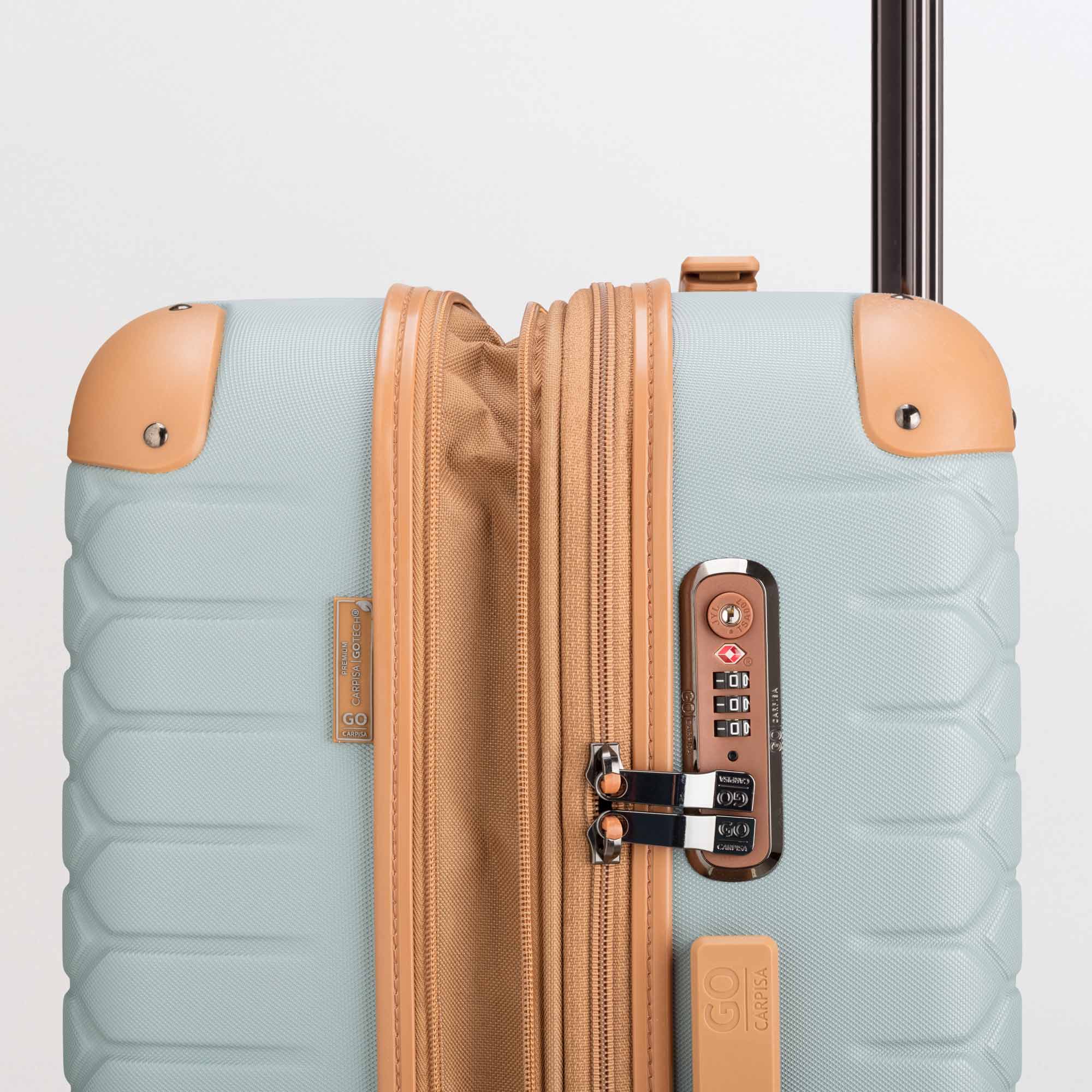 Trolley M - Rigido - Gotech premium Azzurro Ghiaccio