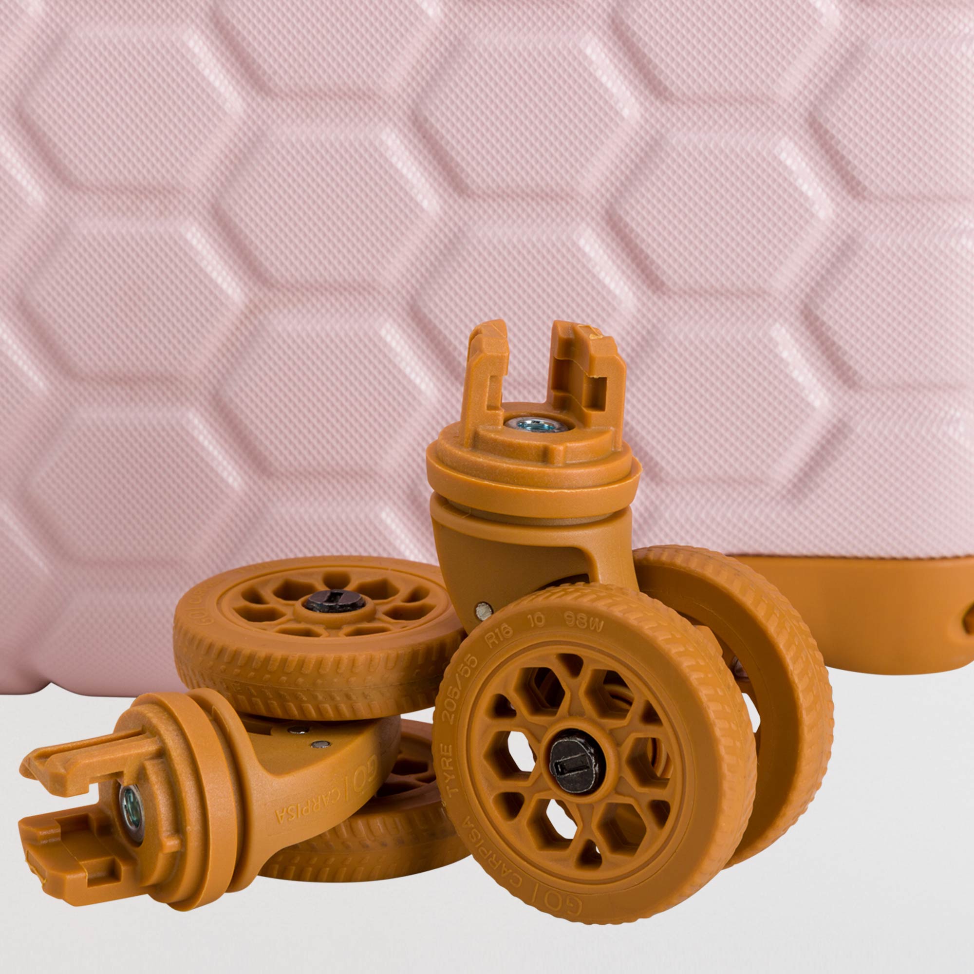 Trolley M - Rigido - Gotech premium Rosa Delicato