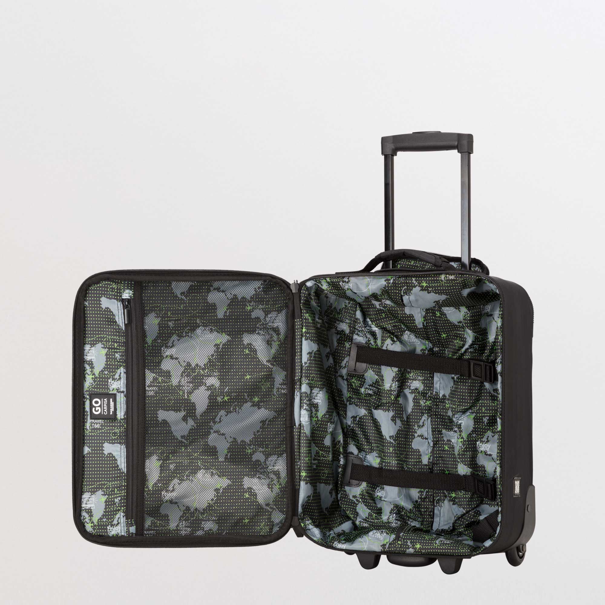 Trolley S - Semirigido - Go flight Nero