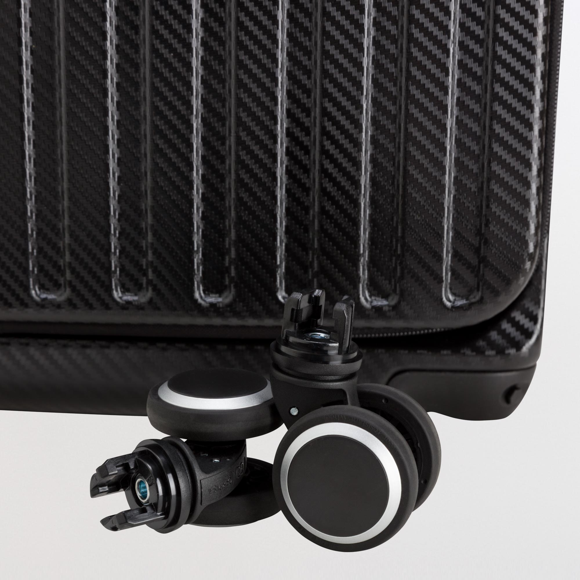 Trolley S - Rigido - Carbonlux go luggage Nero