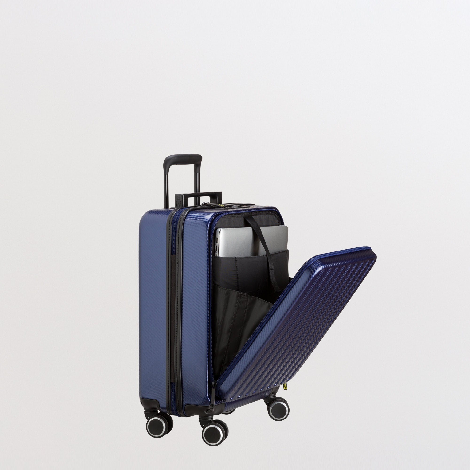 Trolley S - Rigido - Carbonlux go luggage Blu Marino
