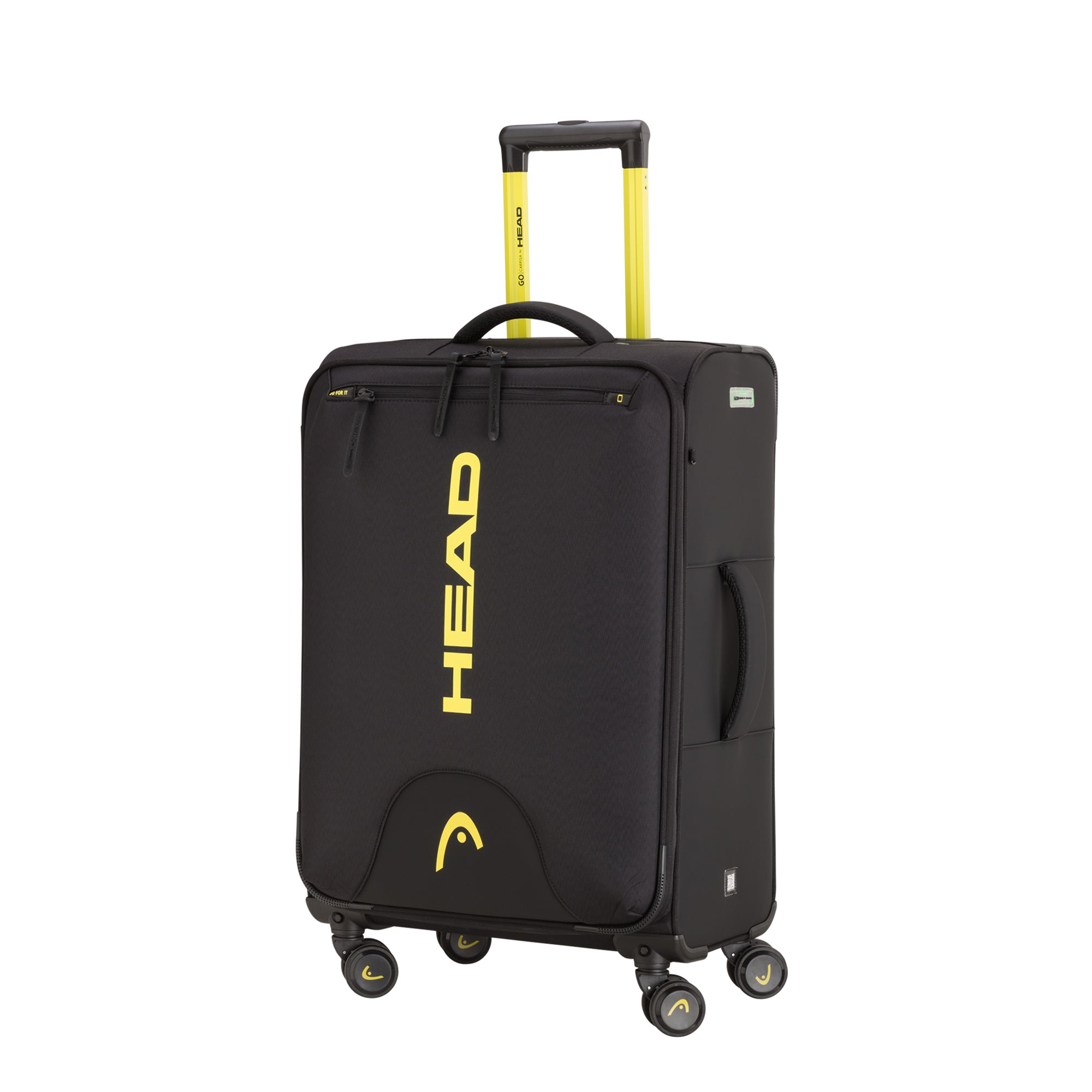 Trolley M - Semirigido - Head-just go luggage Nero