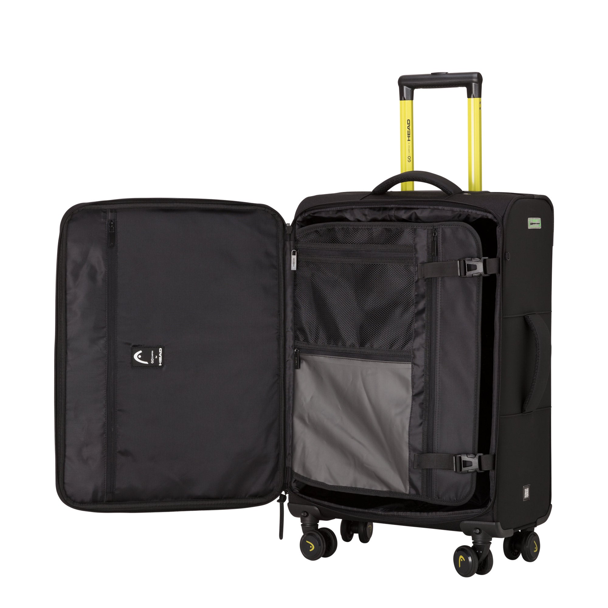 Trolley M - Semirigido - Head-just go luggage Verde Militare