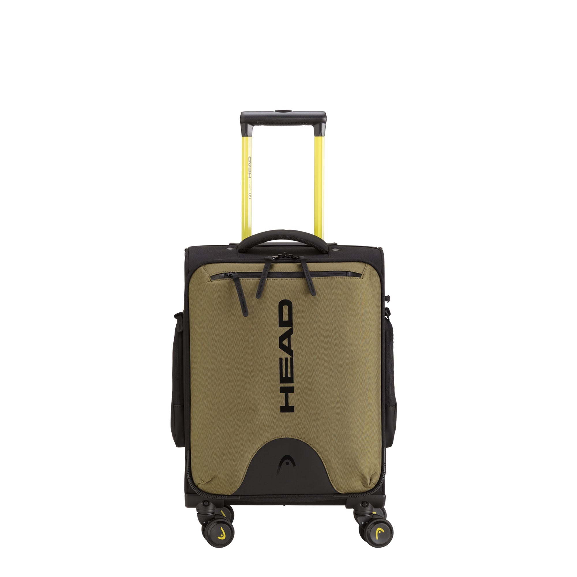 Trolley S - Semirigido - Head-just go luggage Verde Militare