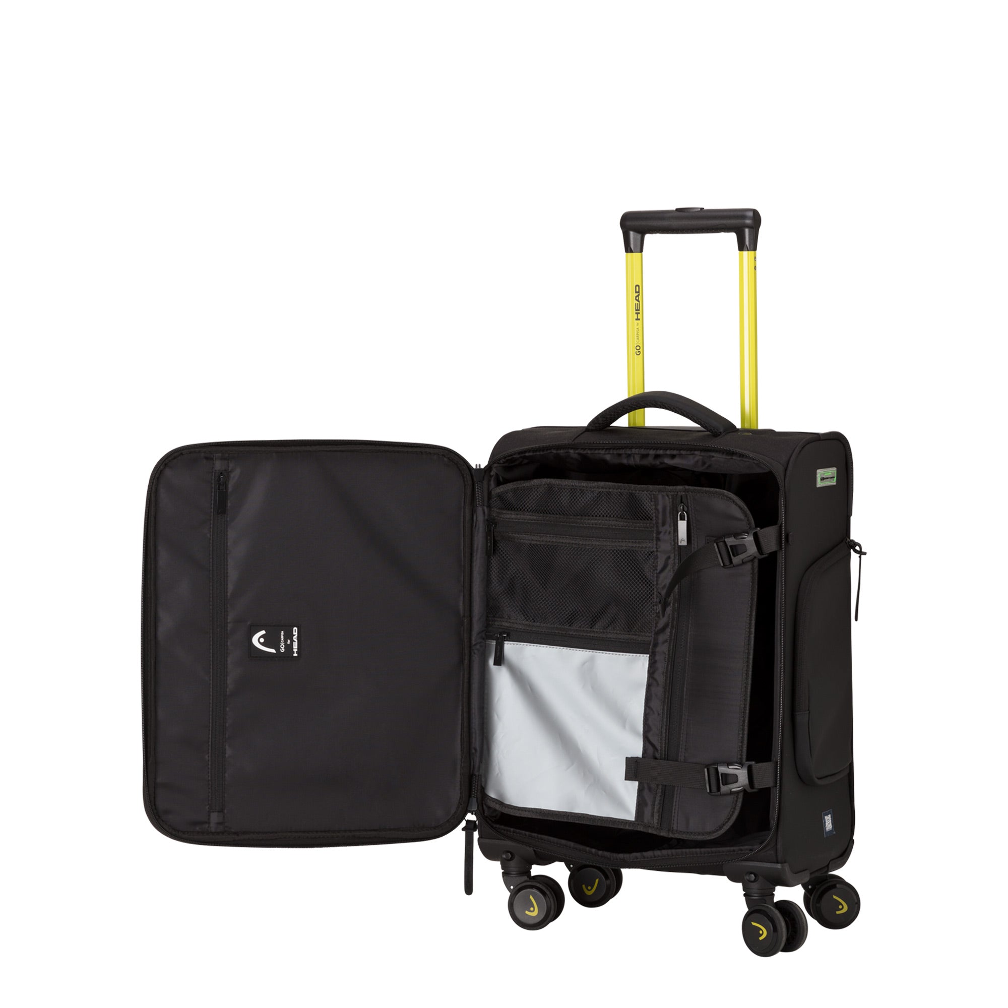 Trolley S - Semirigido - Head-just go luggage Verde Militare