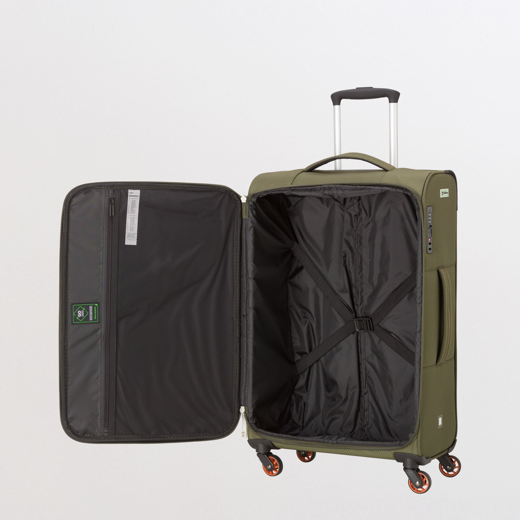 Trolley M - Semirigido - Lightness go Verde Militare