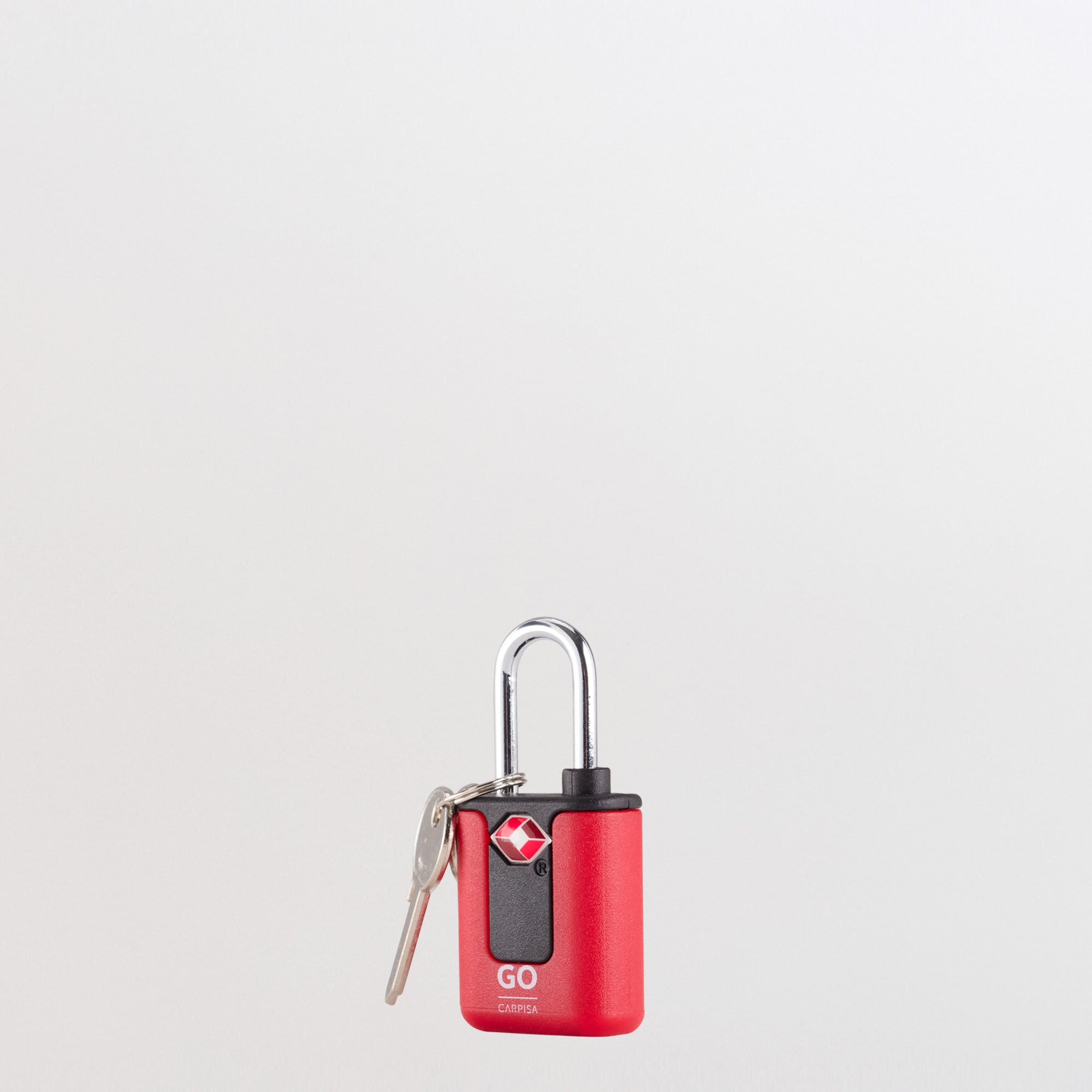 Vorhängeschloss - Vorhängeschlösser - Etikett Rot