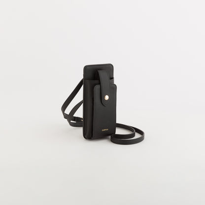 Women's cell phone case - Loto v2 wallet Black
