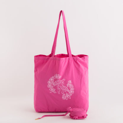 Zusammenklappbares Einkaufen - Freundliche Schildkröte Lampone