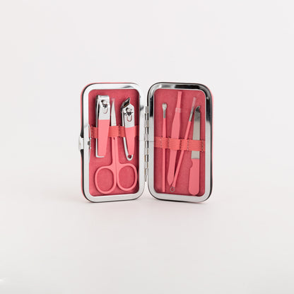 Maniküre-Set für Damen - Jasmin-Maniküre-Set Pfirsichrosa