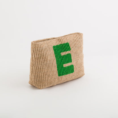 Kosmetiktasche für Damen - Zante Beauty Natur/Grün